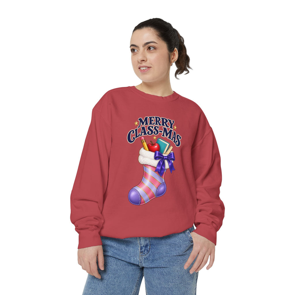 Merry Class-Mas Teacher Christmas Sweatshirt