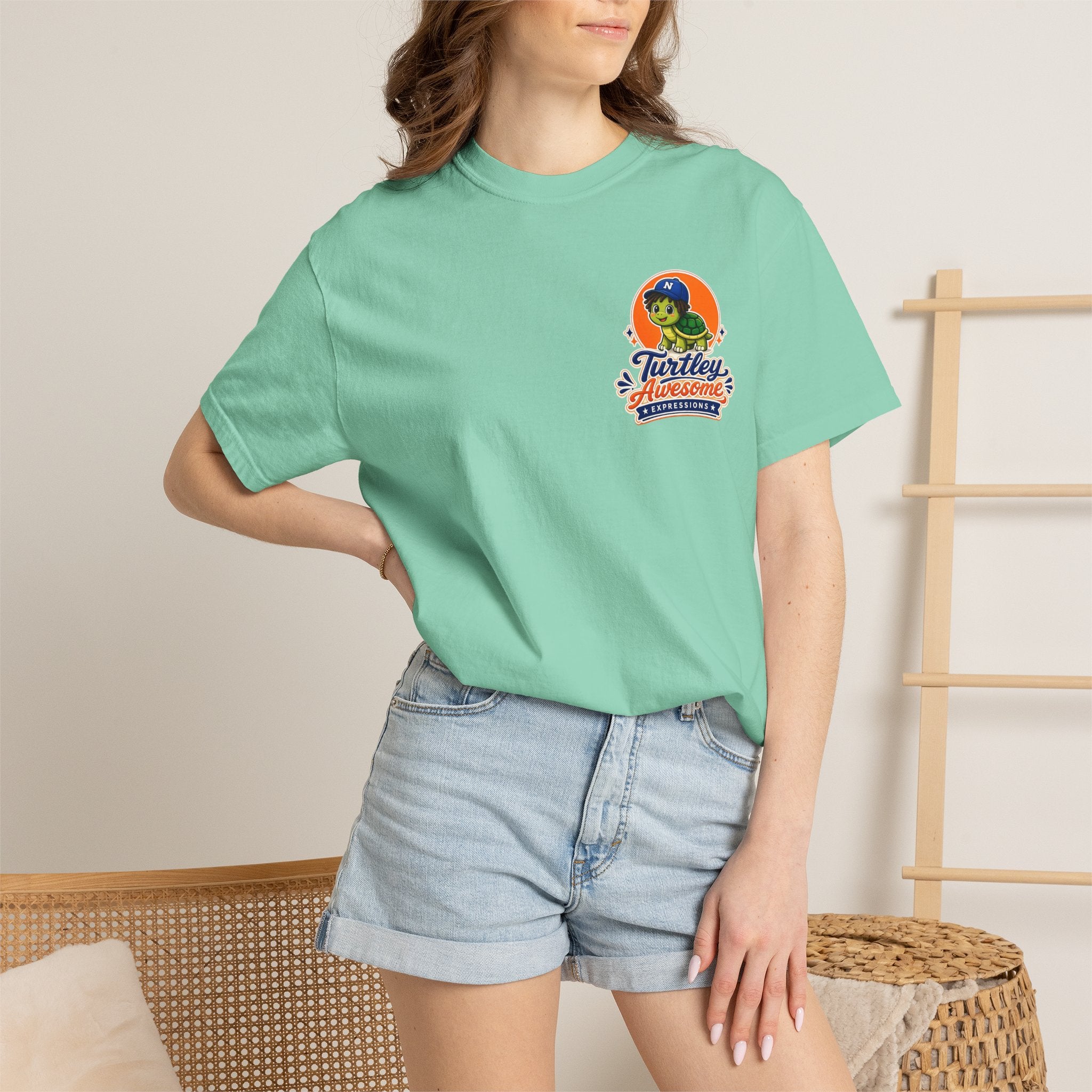 "Turtley Awesome" Turtle Graphic Tee