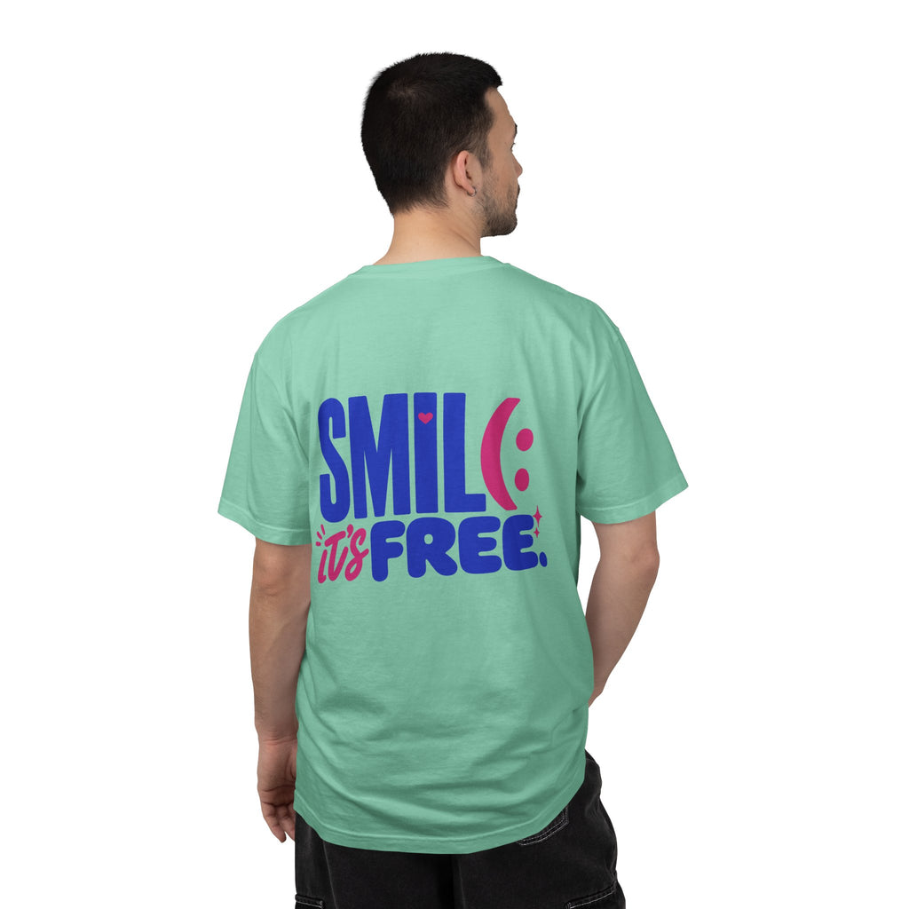 SMIL(: It’s Free Garment-Dyed Graphic Tee