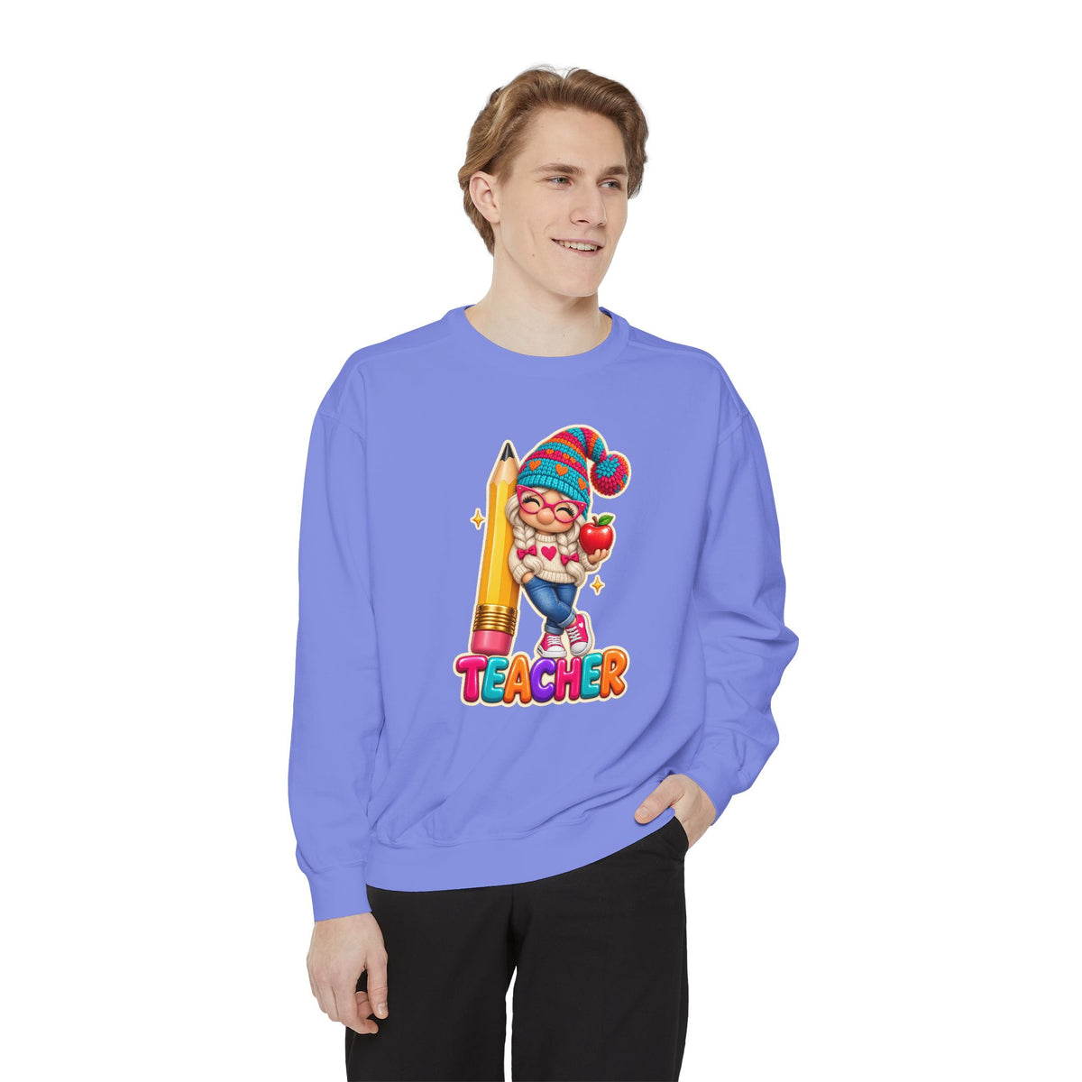 Gnome Teacher Classroom Christmas Holiday Sweatshirt