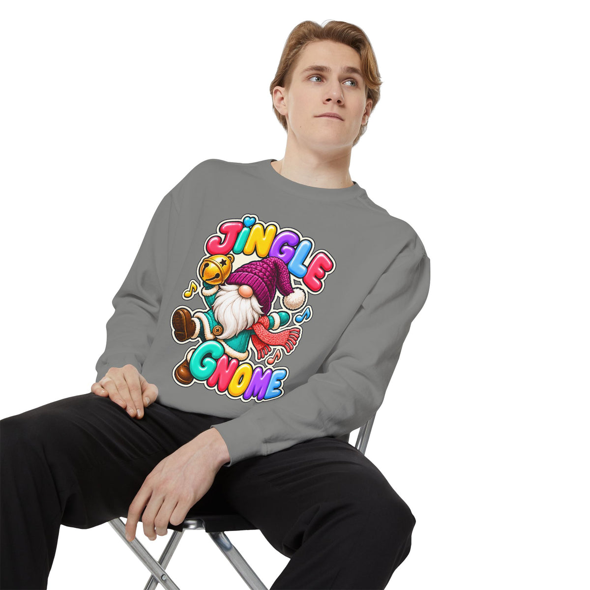 Jingle Gnome Christmas Sweatshirt 🔔🎶🧙‍♂️