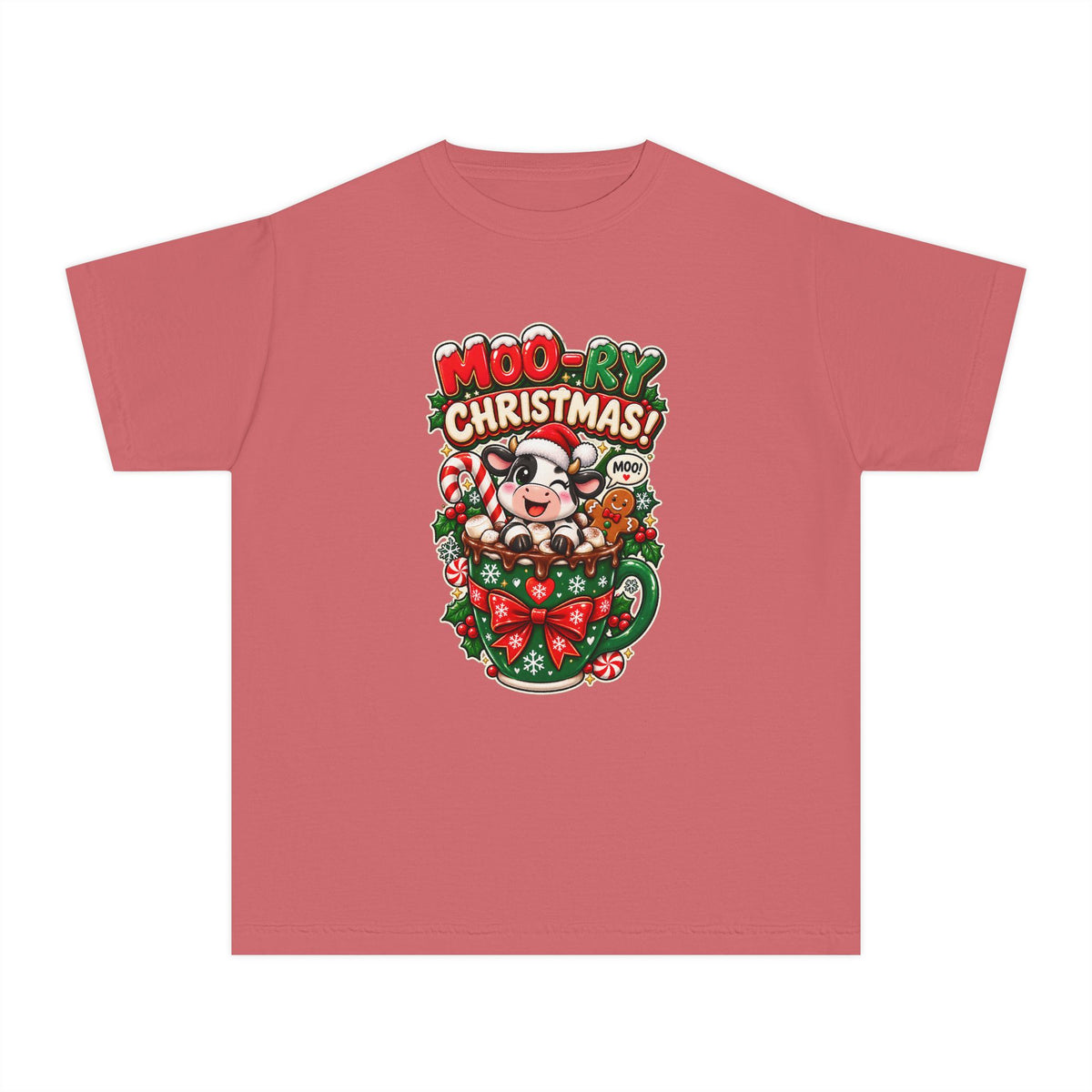 MOO-RY Christmas Youth Tee