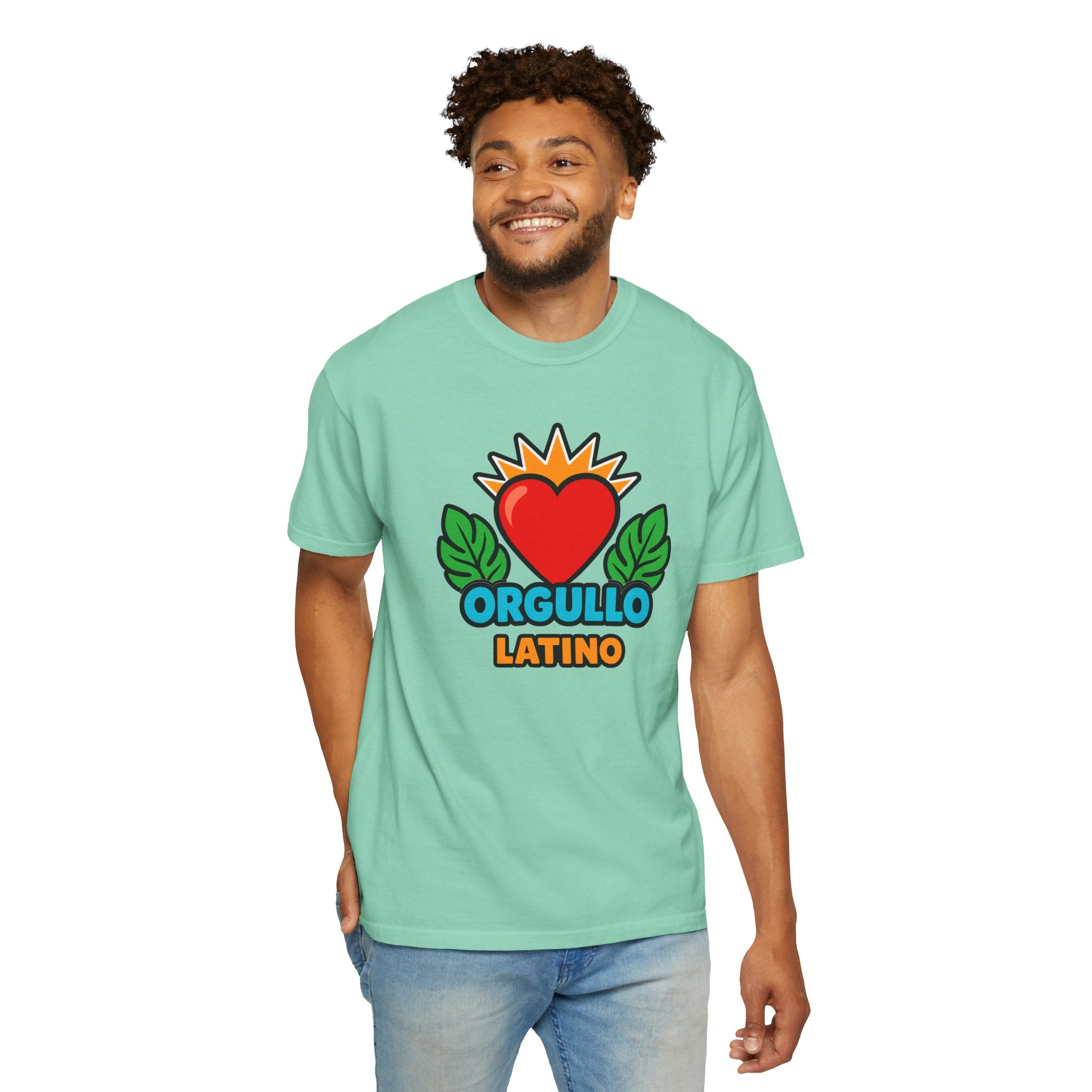 Orgullo Latino Heritage Heavyweight Tee ❤️🌿