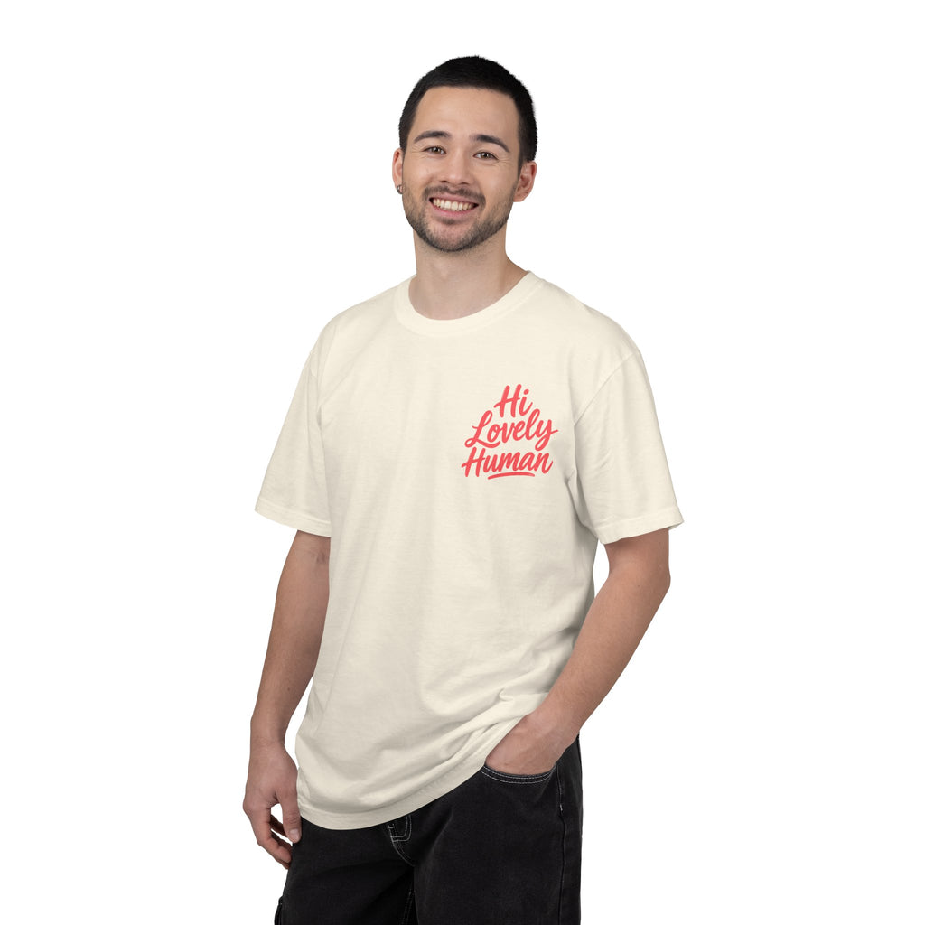 Hi Lovely Human Navy Garment-Dyed Comfort Colors® T-Shirt