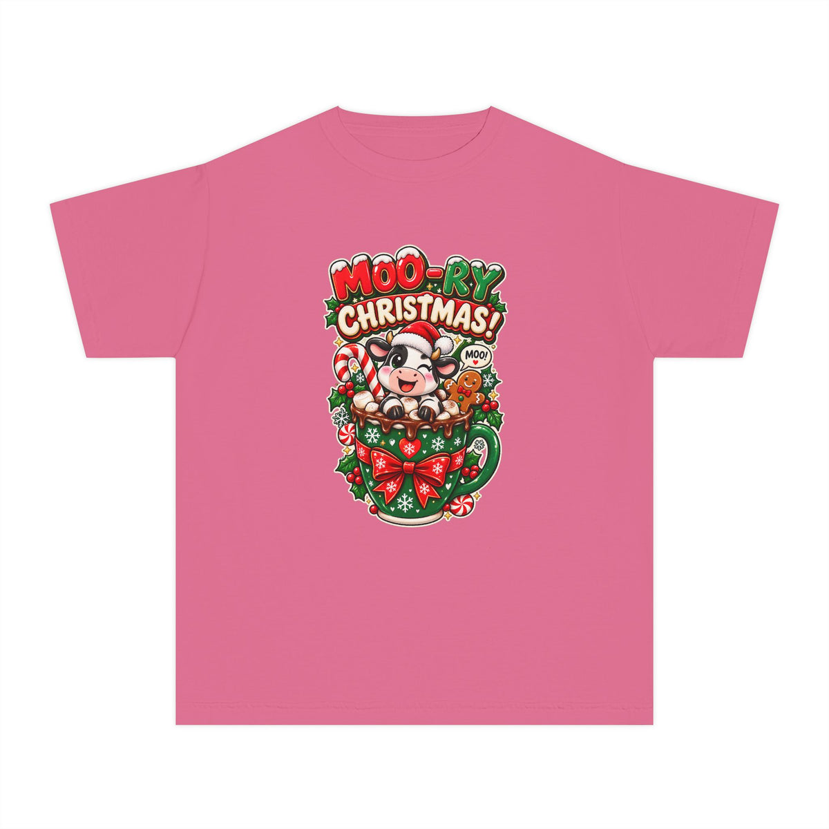 MOO-RY Christmas Youth Tee