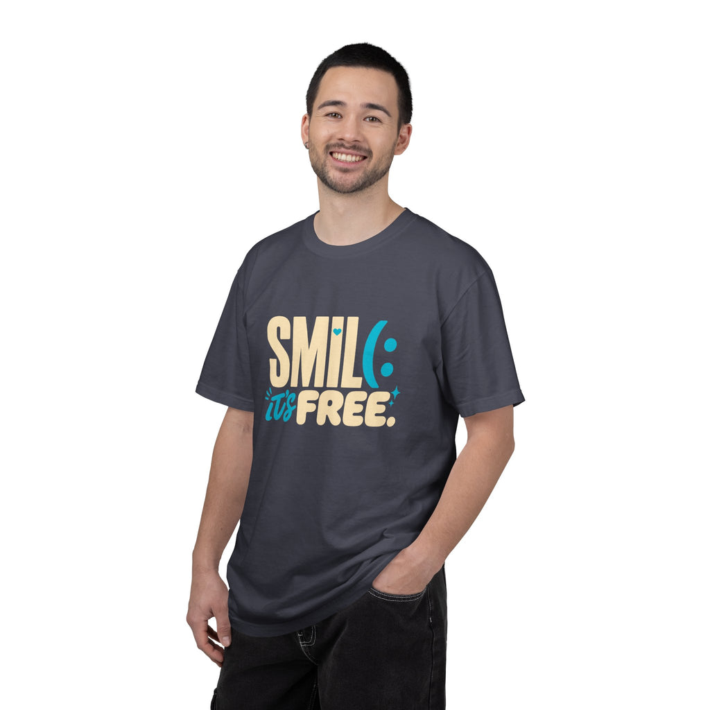 SMIL(: It’s Free Garment-Dyed Graphic Tee