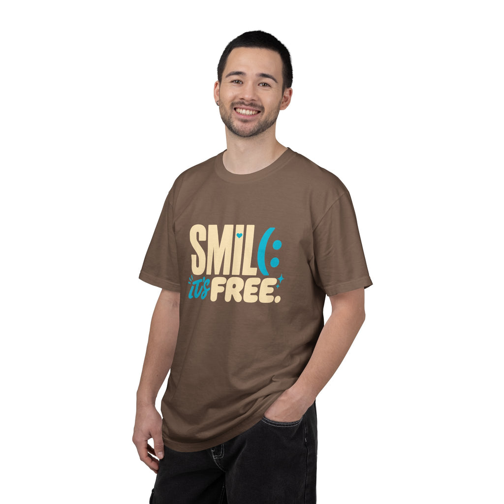 SMIL(: It’s Free Garment-Dyed Graphic Tee