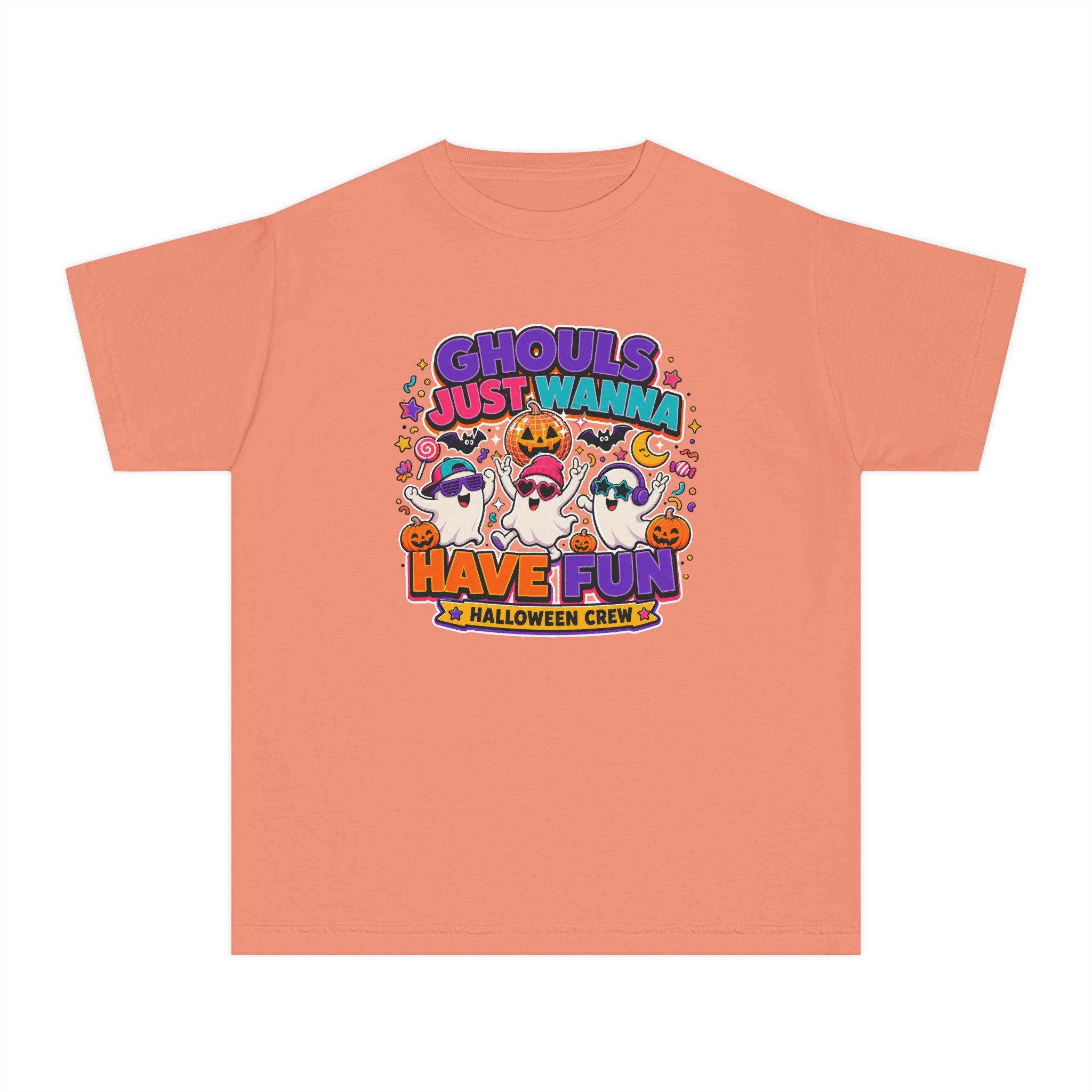 Ghouls Just Wanna Have Fun Youth Halloween Tee 🎃👻