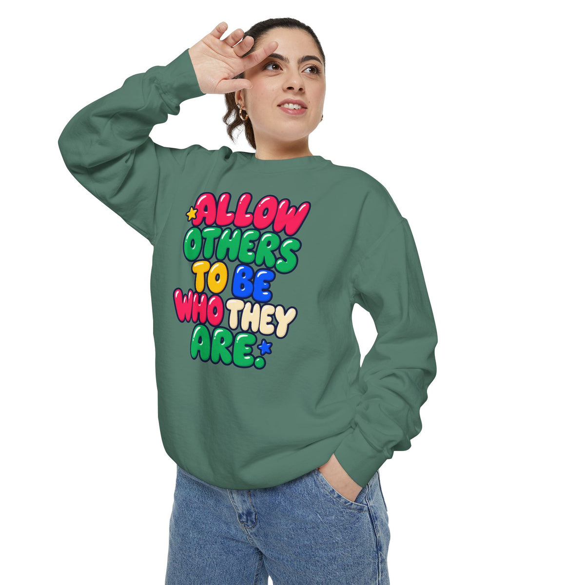 Allow Others to Be Who They Are Sweatshirt | Kindness & Acceptance Crewneck 🌼💛