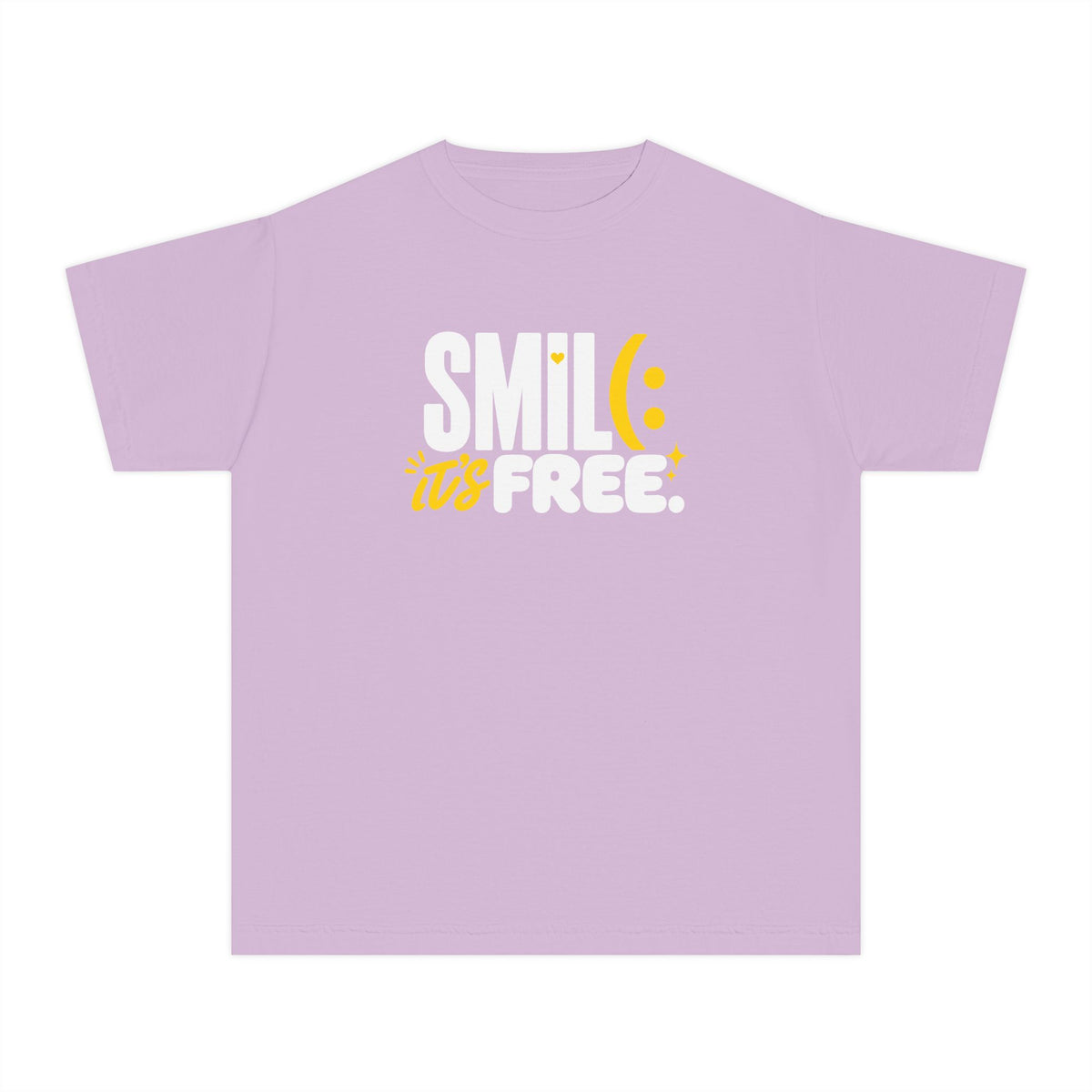 SMILE IT’S FREE! Youth Garment-Dyed Tee