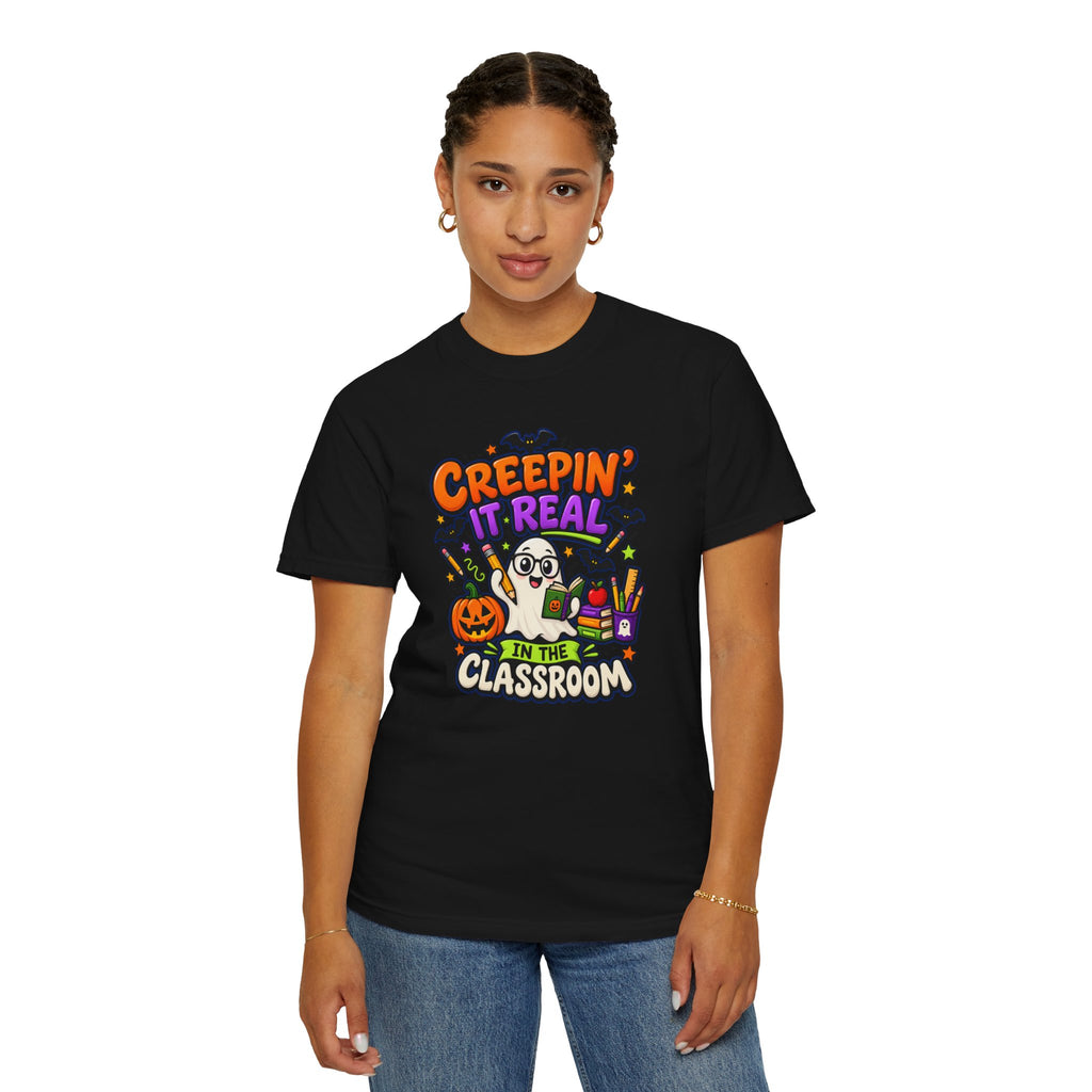 Creepin' It Real in the Classroom Halloween T-Shirt