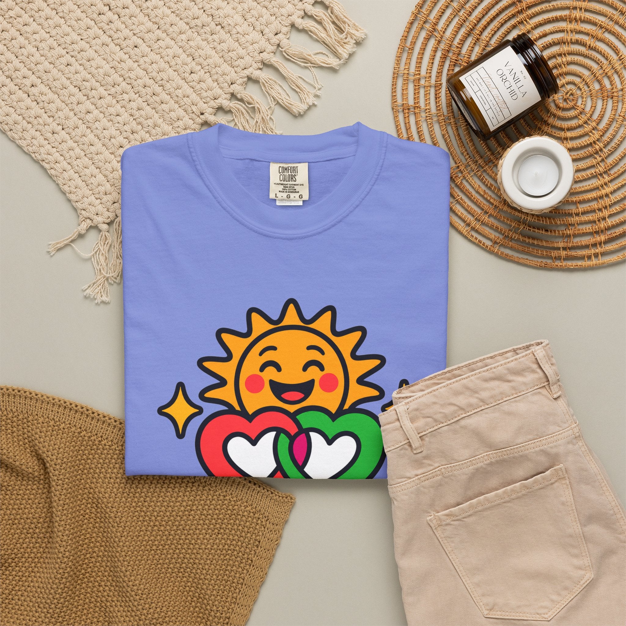 Juntos Brillamos Latino Heritage Heavyweight Tee ☀️❤️