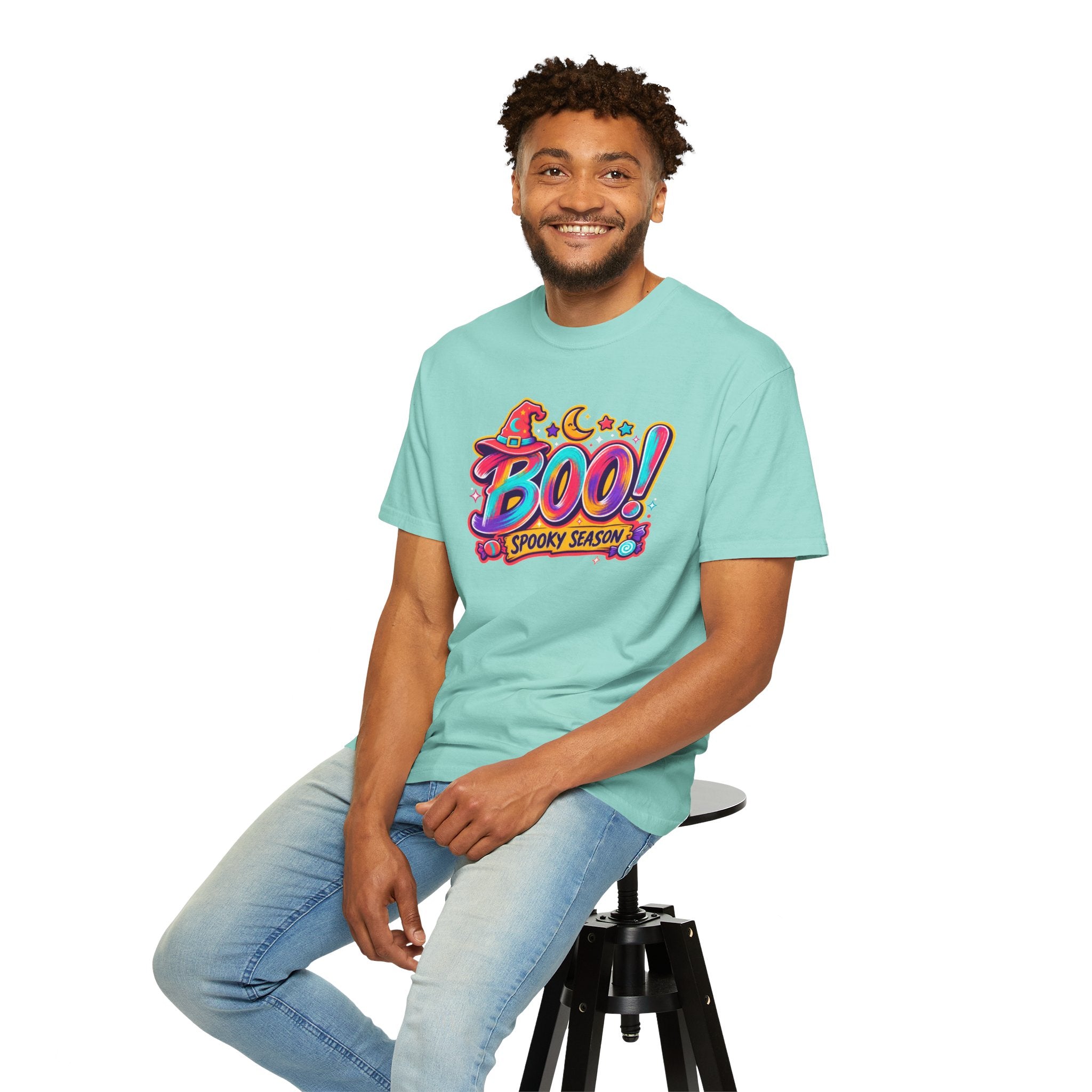 BOO! Spooky Season Heavyweight Tee 🎃✨