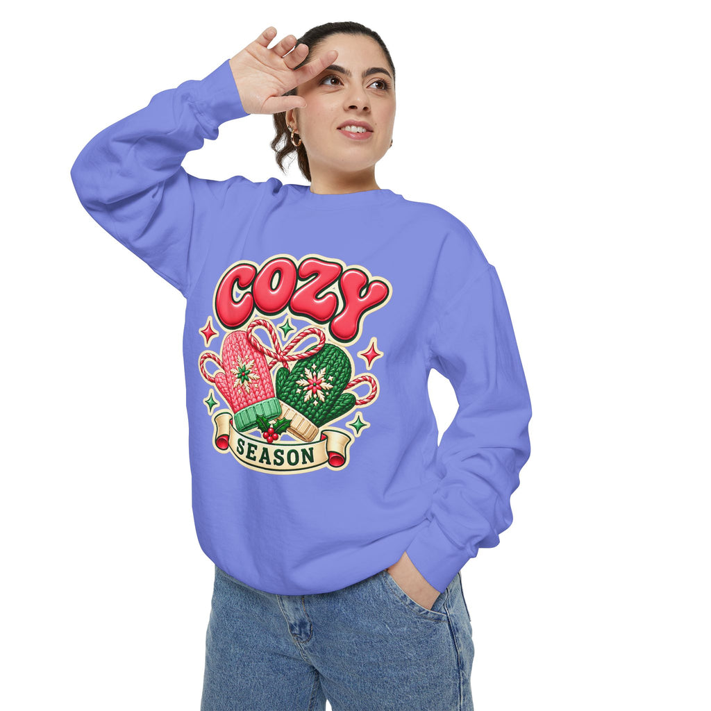 Cozy Season Christmas Sweatshirt 🧤🎄☕️