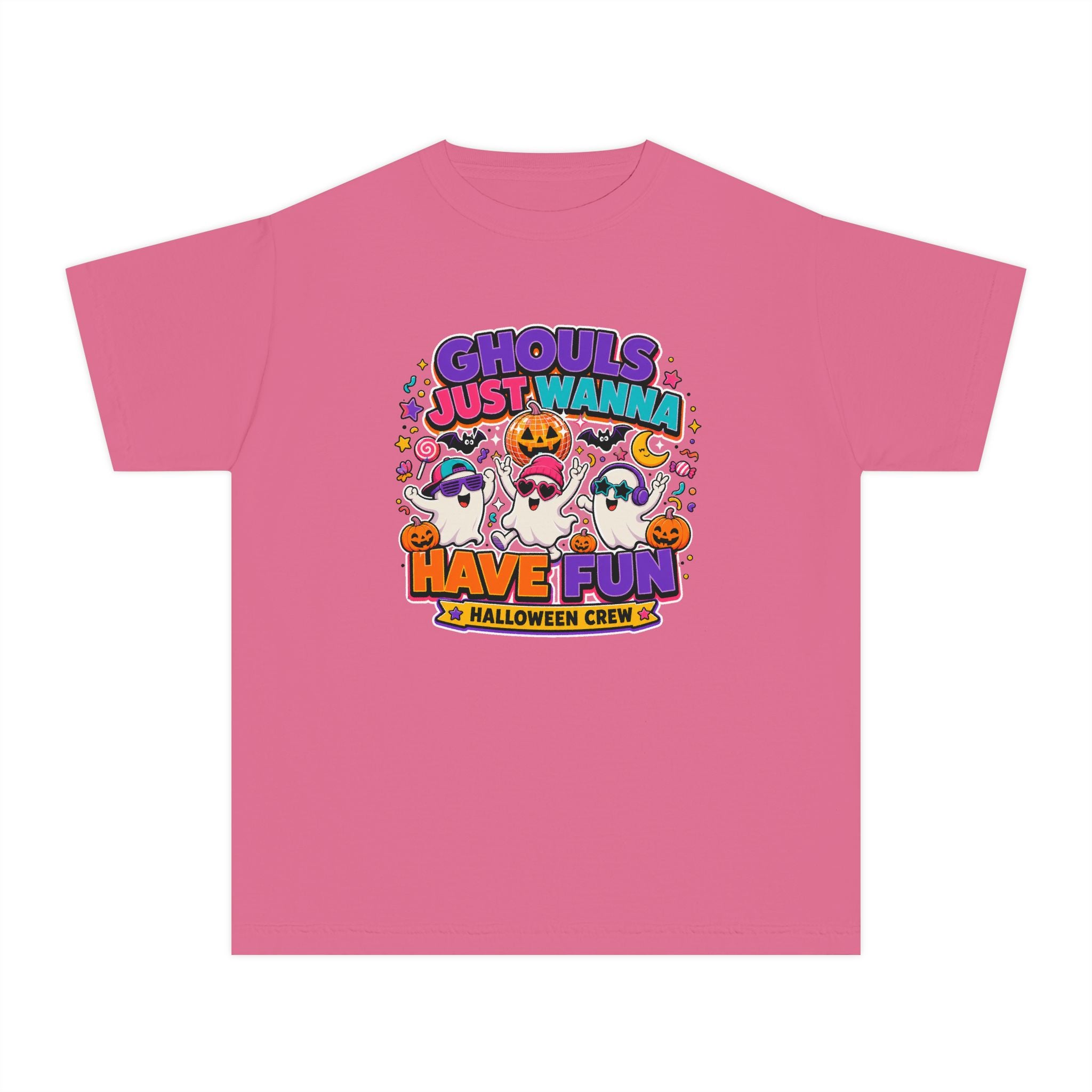 Ghouls Just Wanna Have Fun Youth Halloween Tee 🎃👻
