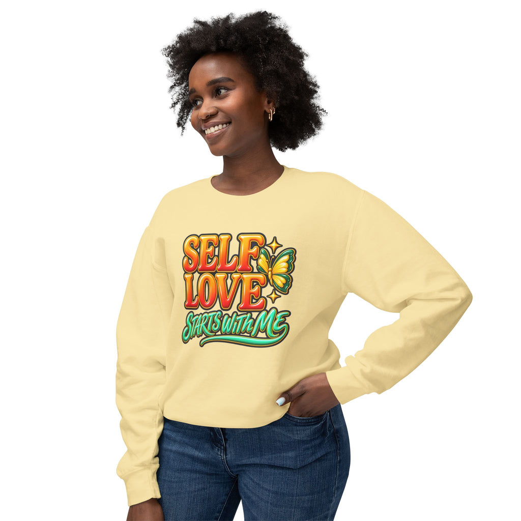 Self Love Starts With Me Crewneck Sweatshirt