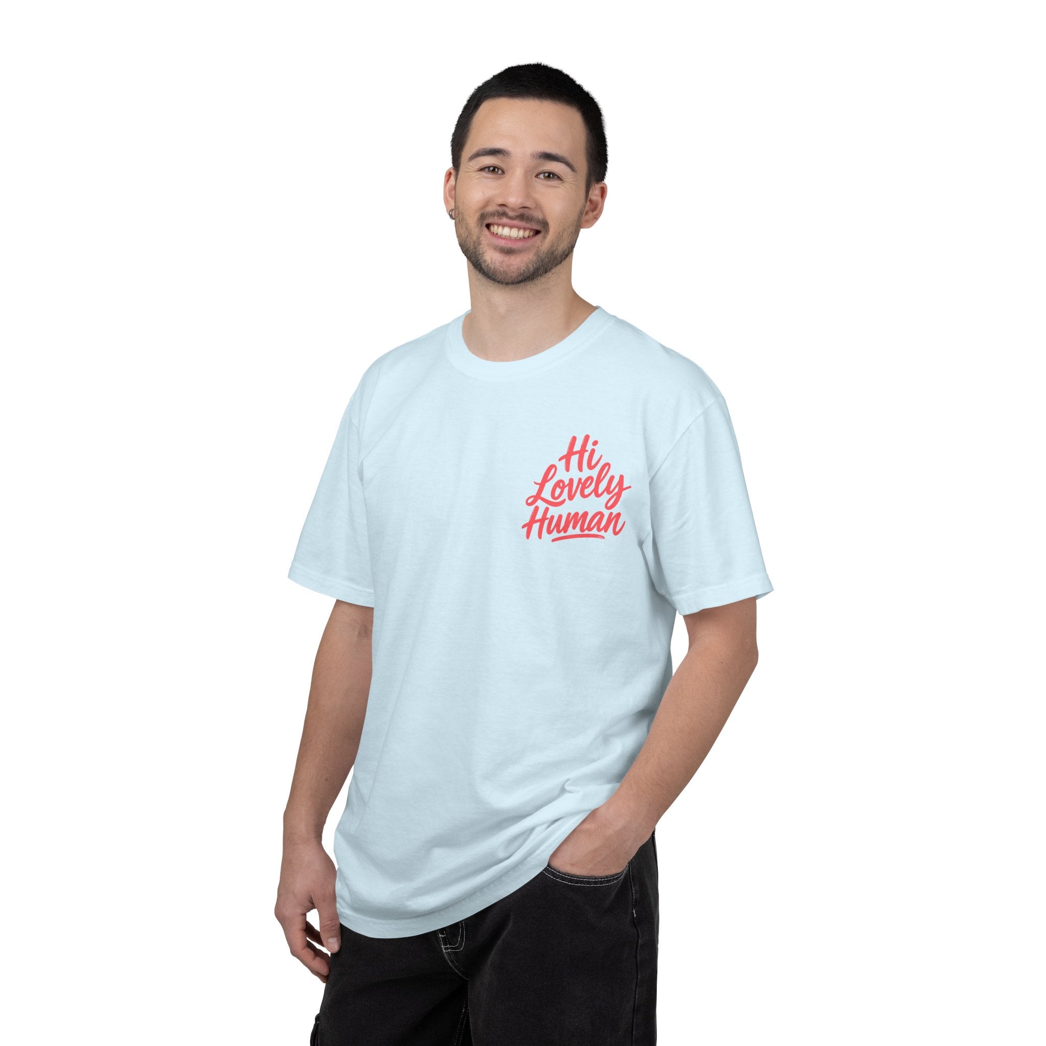 Hi Lovely Human Navy Garment-Dyed Comfort Colors® T-Shirt