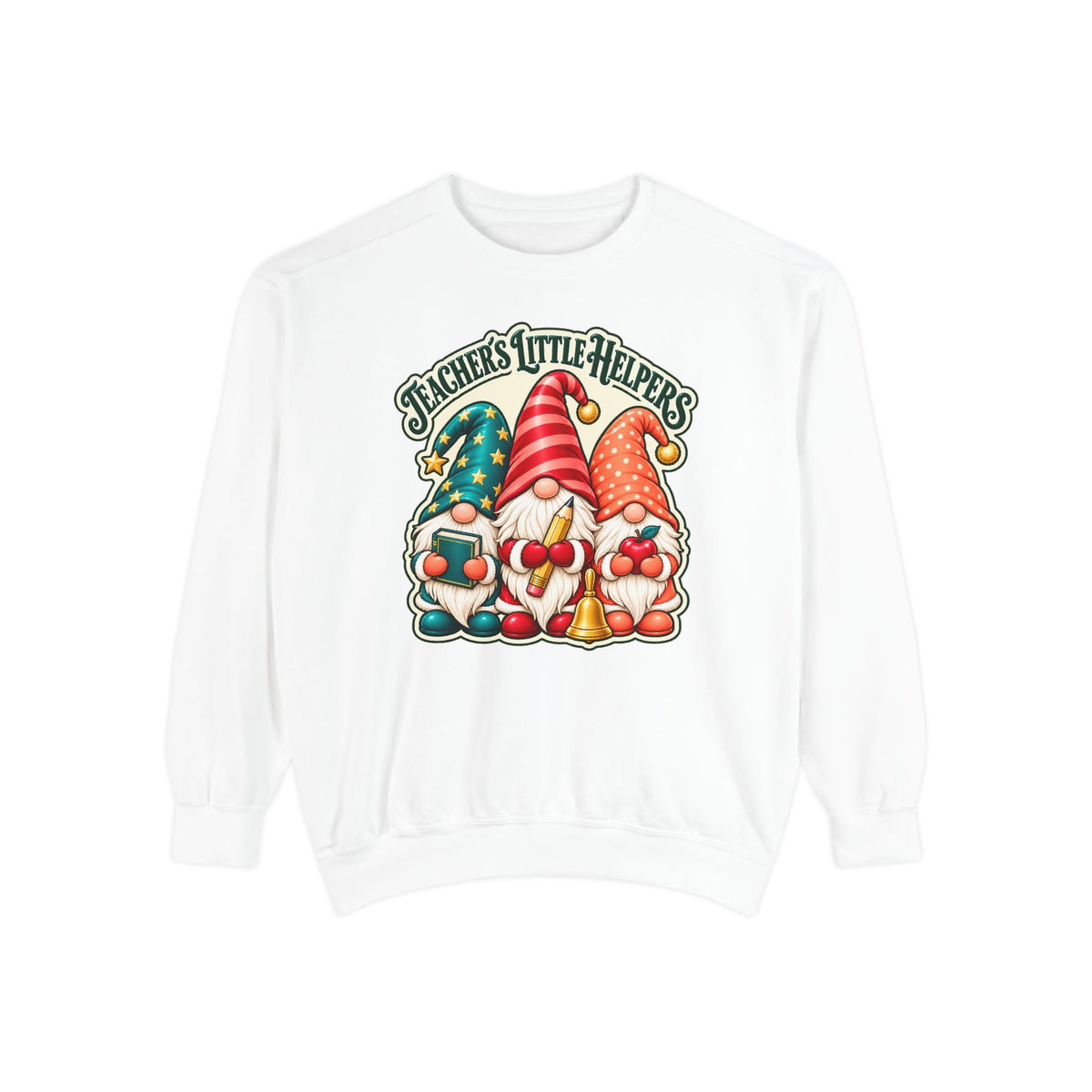 Teachers Little Helpers Gnome Christmas Sweatshirt