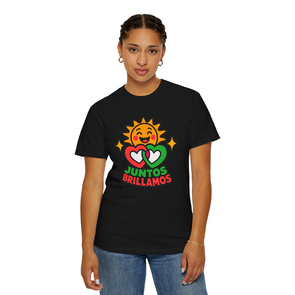 Juntos Brillamos Latino Heritage Heavyweight Tee ☀️❤️