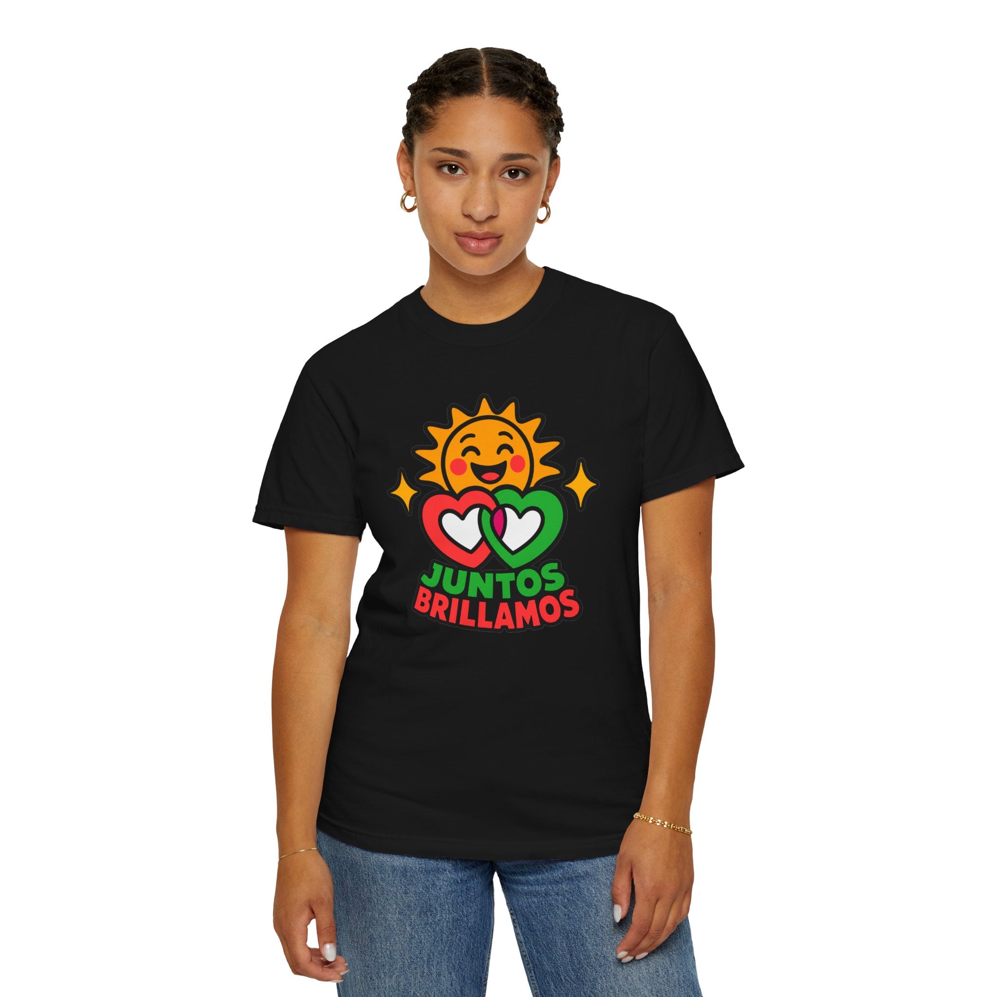 Juntos Brillamos Latino Heritage Heavyweight Tee ☀️❤️