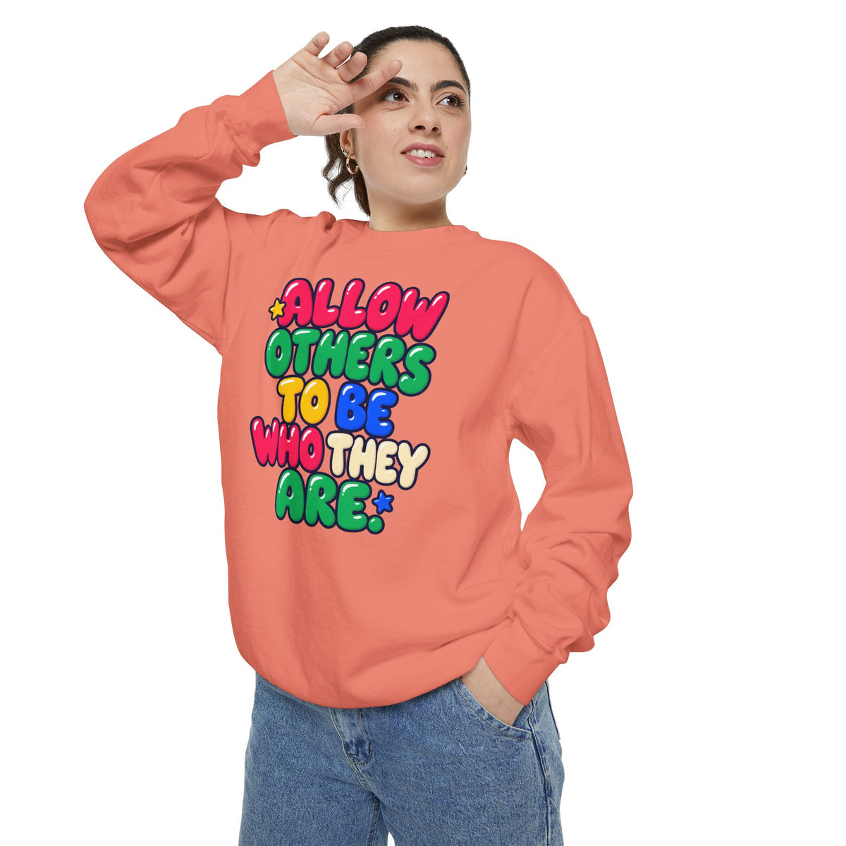 Allow Others to Be Who They Are Sweatshirt | Kindness & Acceptance Crewneck 🌼💛