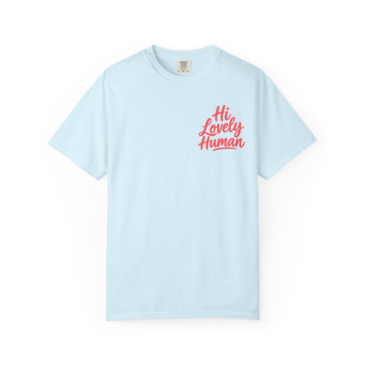 Hi Lovely Human Navy Garment-Dyed Comfort Colors® T-Shirt
