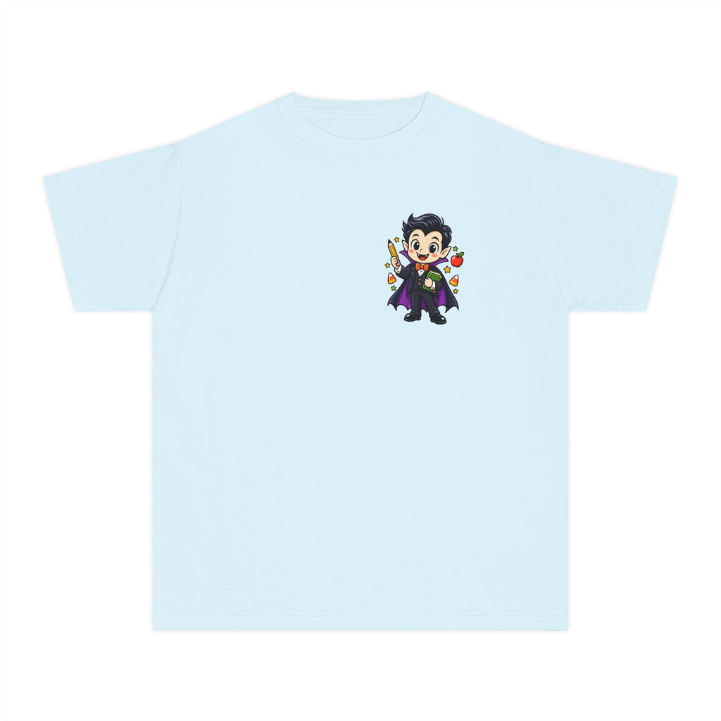 Vampire Trick-or-Treat Kids Tee — Cute Cartoon Vampire Halloween Shirt
