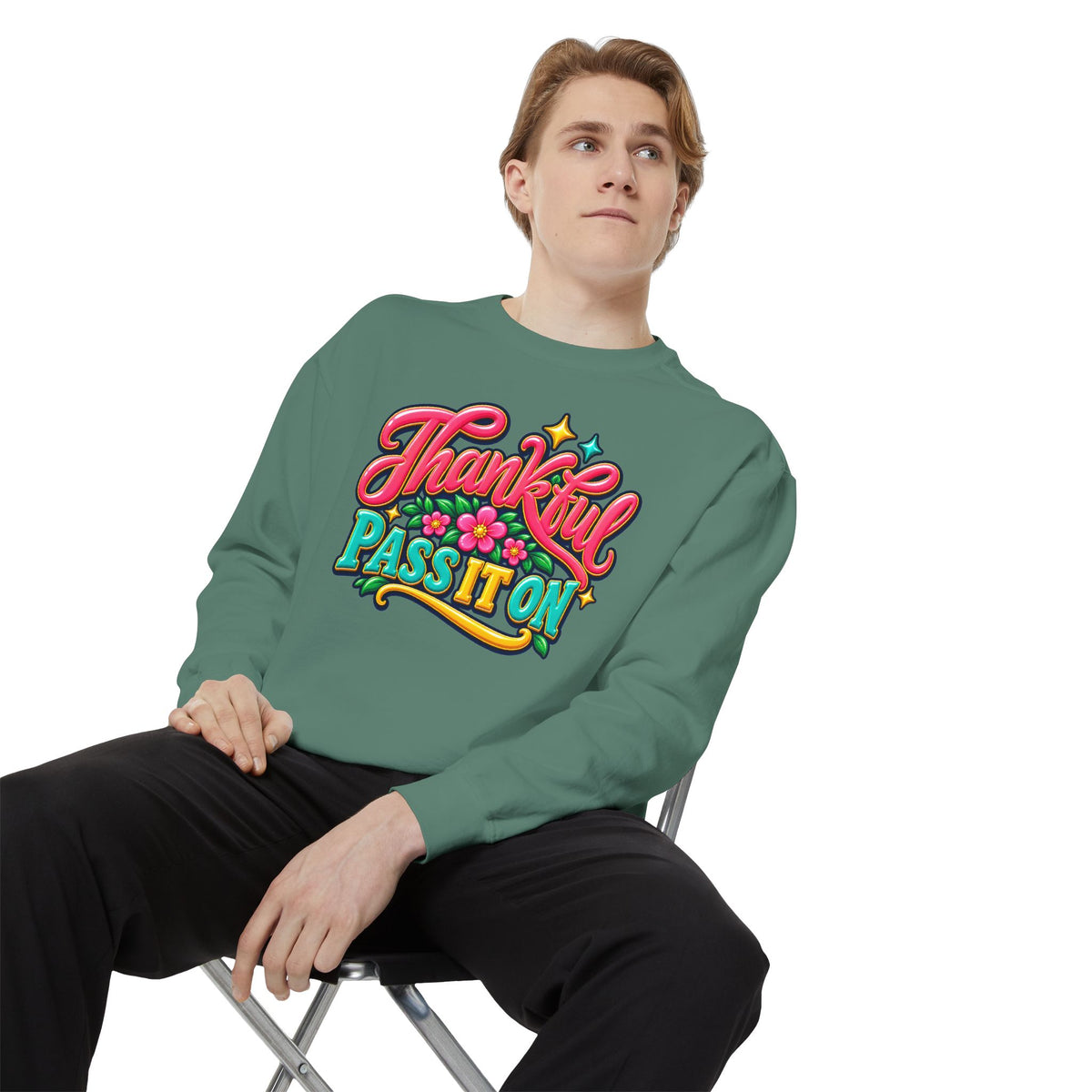 Thankful - Pass It On Sweatshirt