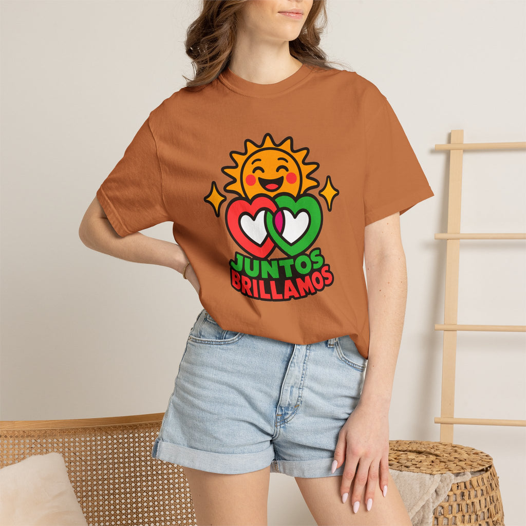 Juntos Brillamos Latino Heritage Heavyweight Tee ☀️❤️