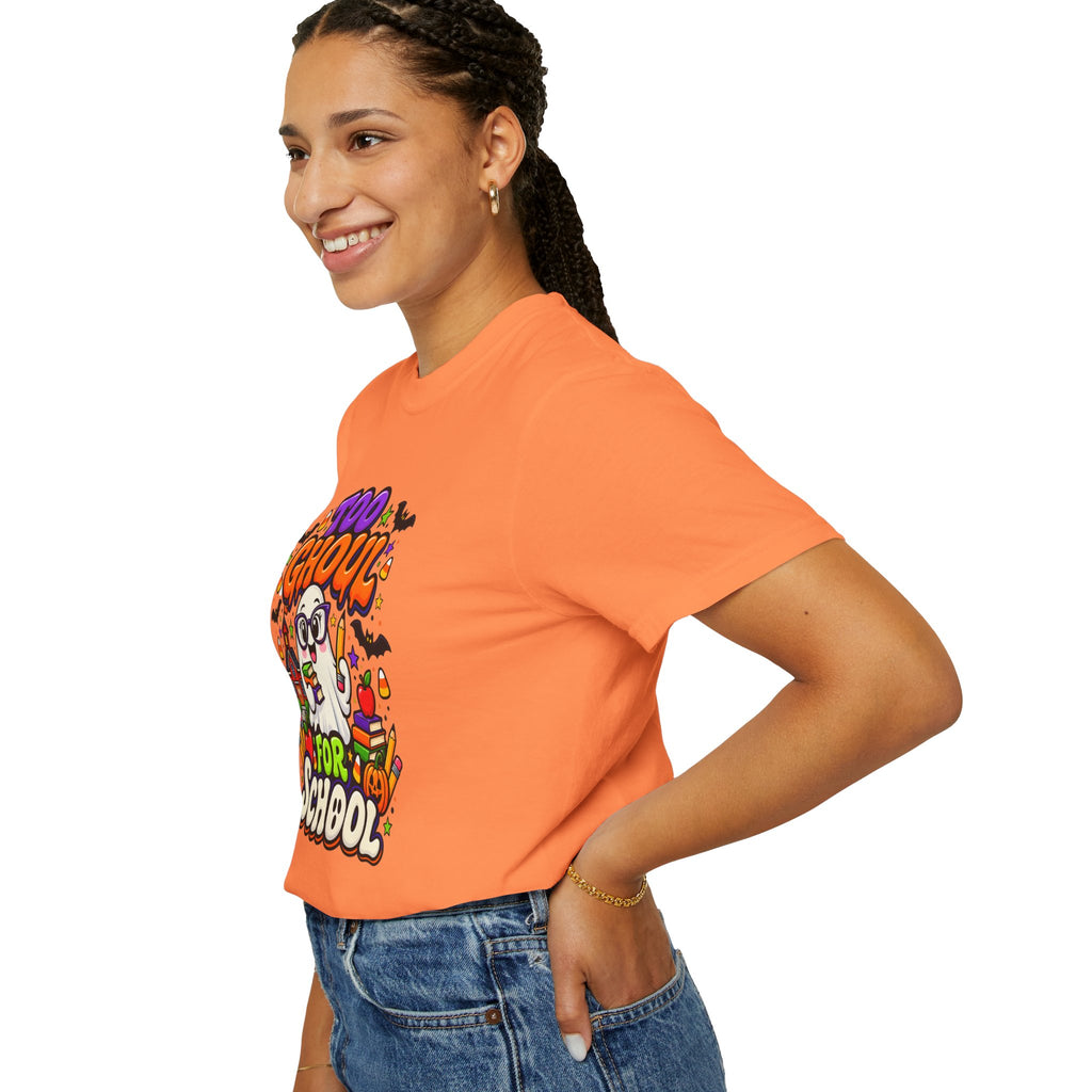 Too Ghoul for School T-Shirt — Cute Halloween Ghost Back-to-School Tee