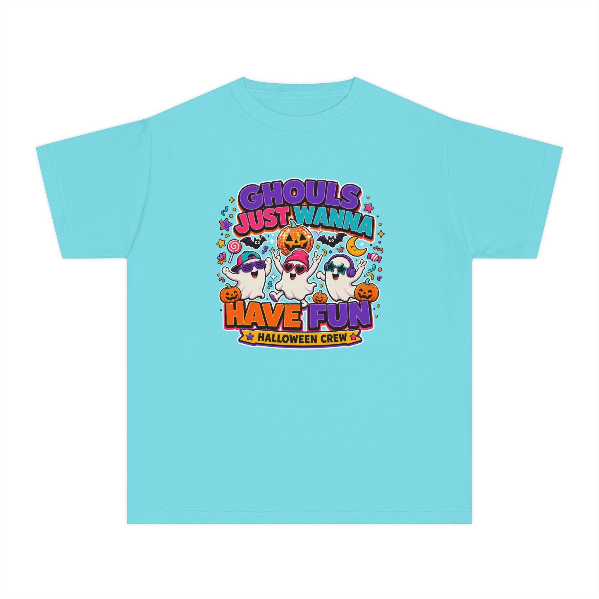 Ghouls Just Wanna Have Fun Youth Halloween Tee 🎃👻