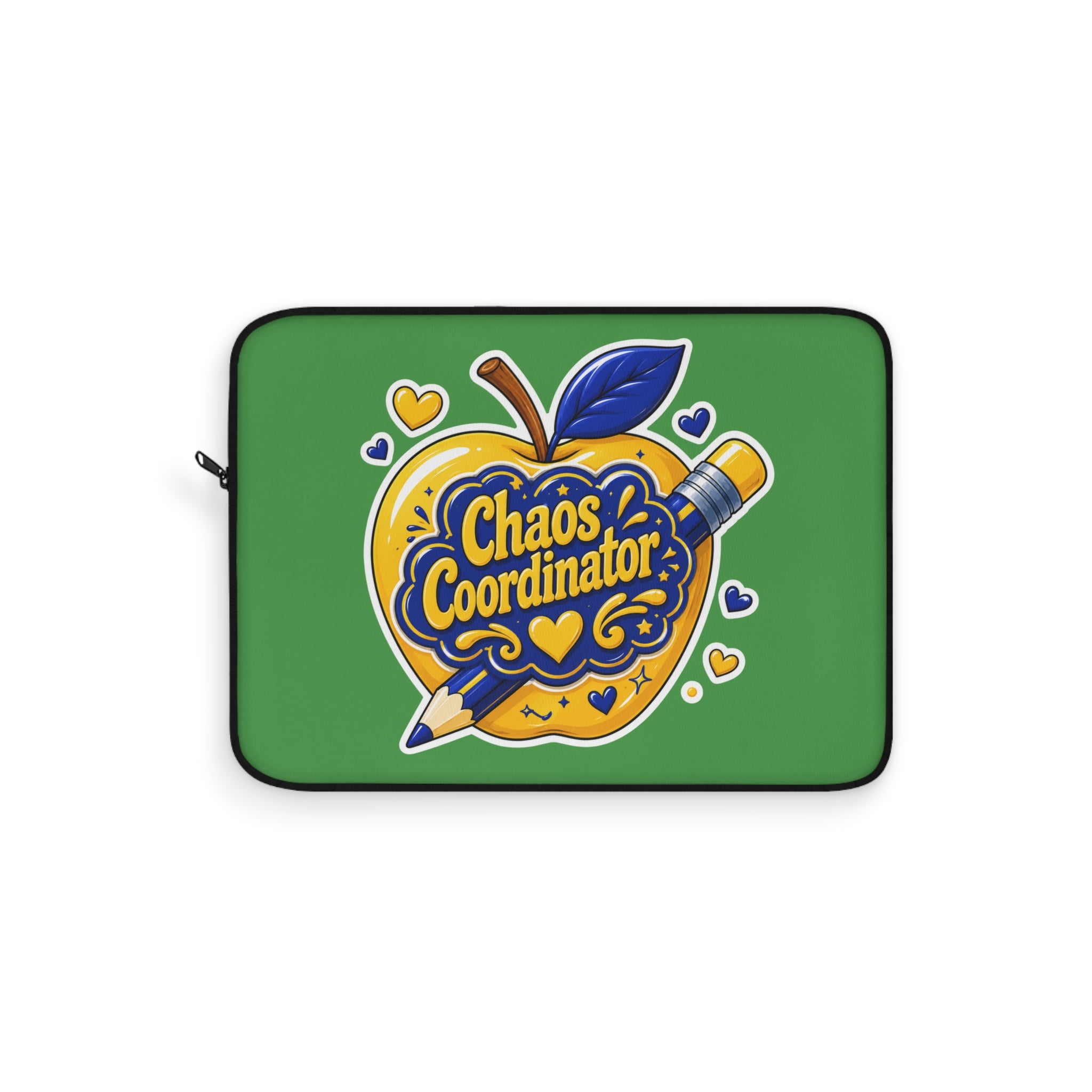 Chaos Coordinator - Clean Apple Green Laptop and iPad Sleeve