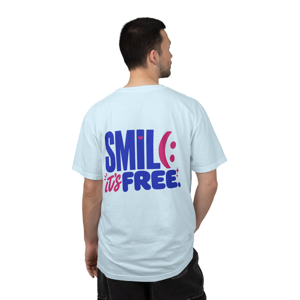 SMIL(: It’s Free Garment-Dyed Graphic Tee