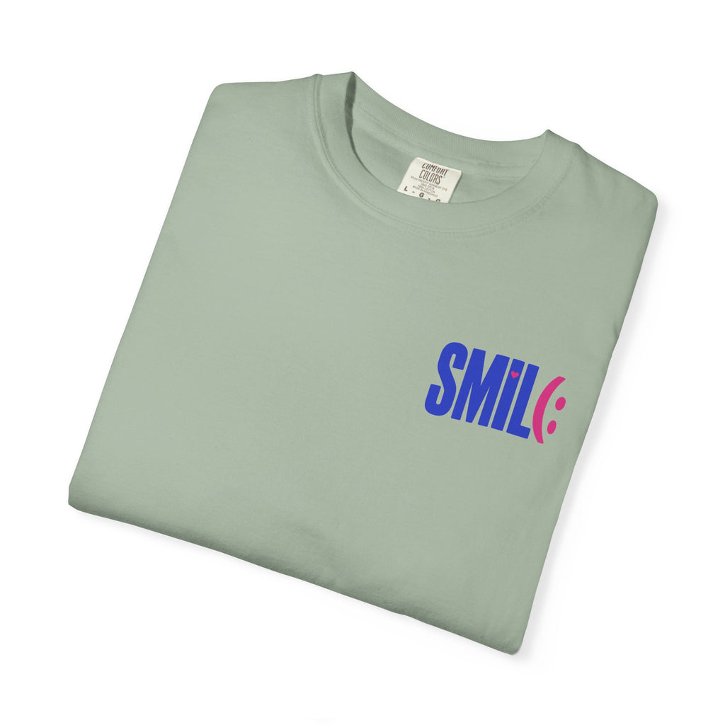 SMIL(: It’s Free Garment-Dyed Graphic Tee