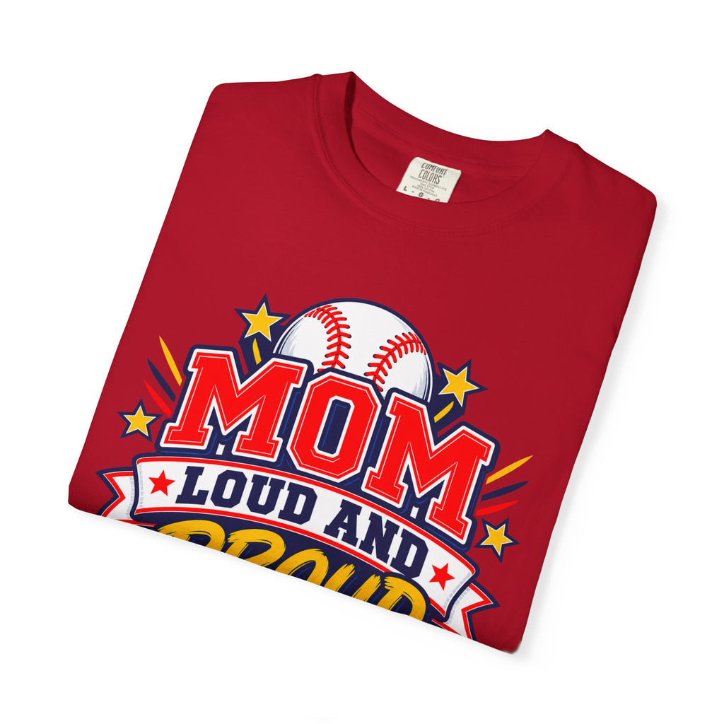 Baseball Mom Loud and Proud Comfort Colors® Tee ⚾️💙