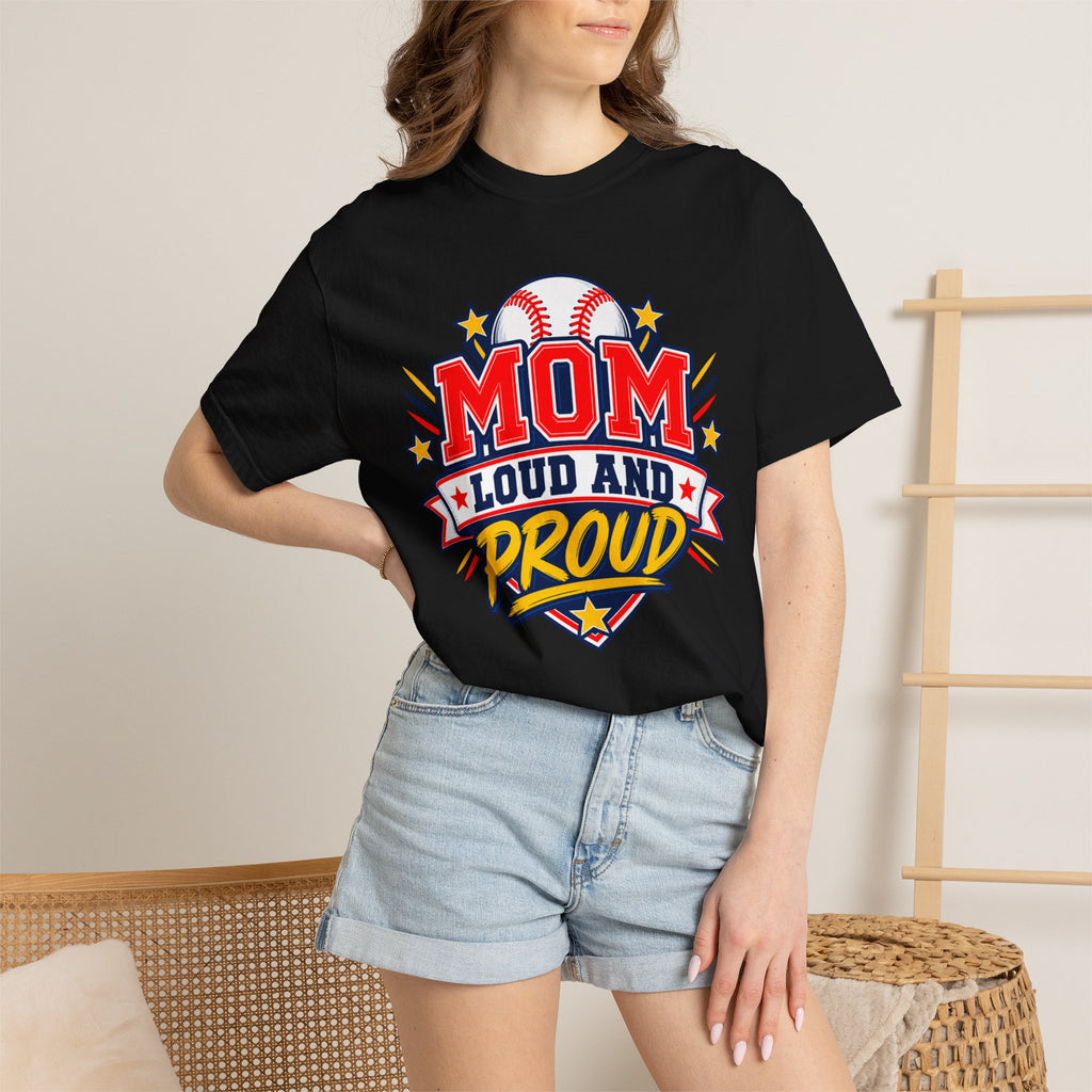 Baseball Mom Loud and Proud Comfort Colors® Tee ⚾️💙