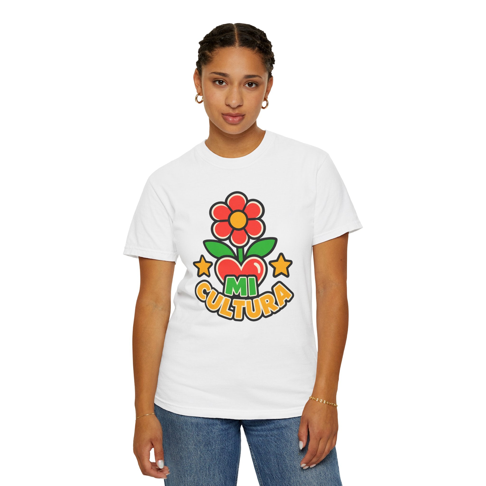 Mi Cultura Latino Heritage Heavyweight Tee 🌺❤️