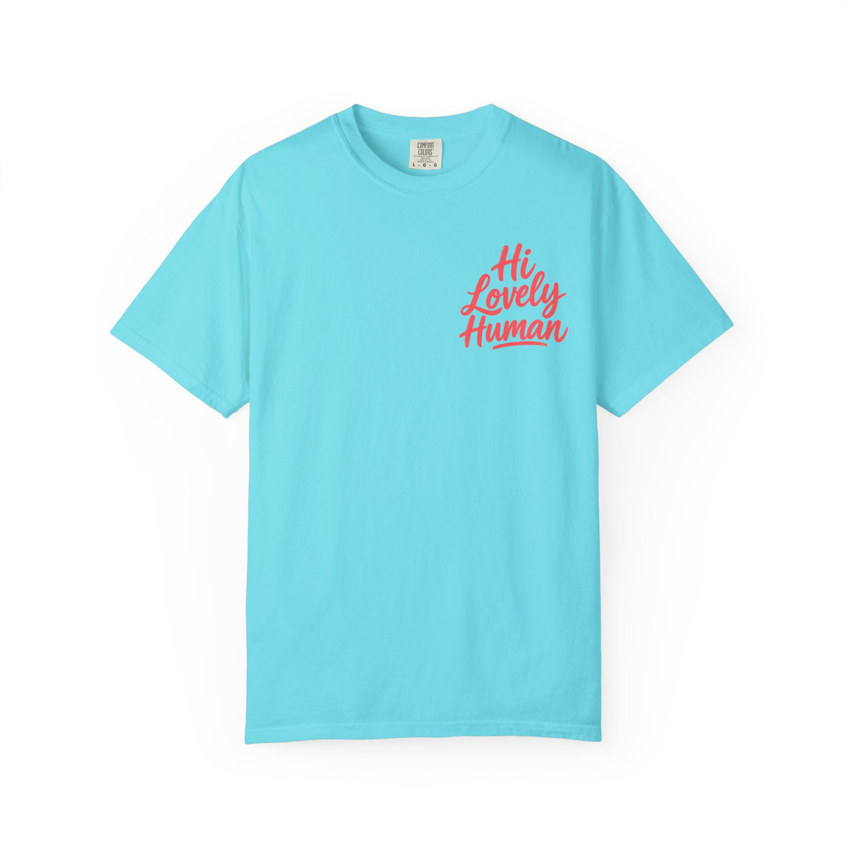 Hi Lovely Human Navy Garment-Dyed Comfort Colors® T-Shirt