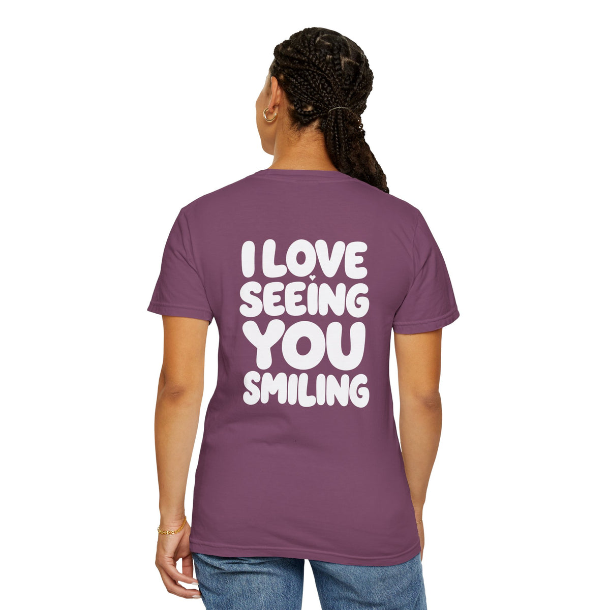 Hi Lovely Human — Inspirational Garment-Dyed Adult T-Shirt