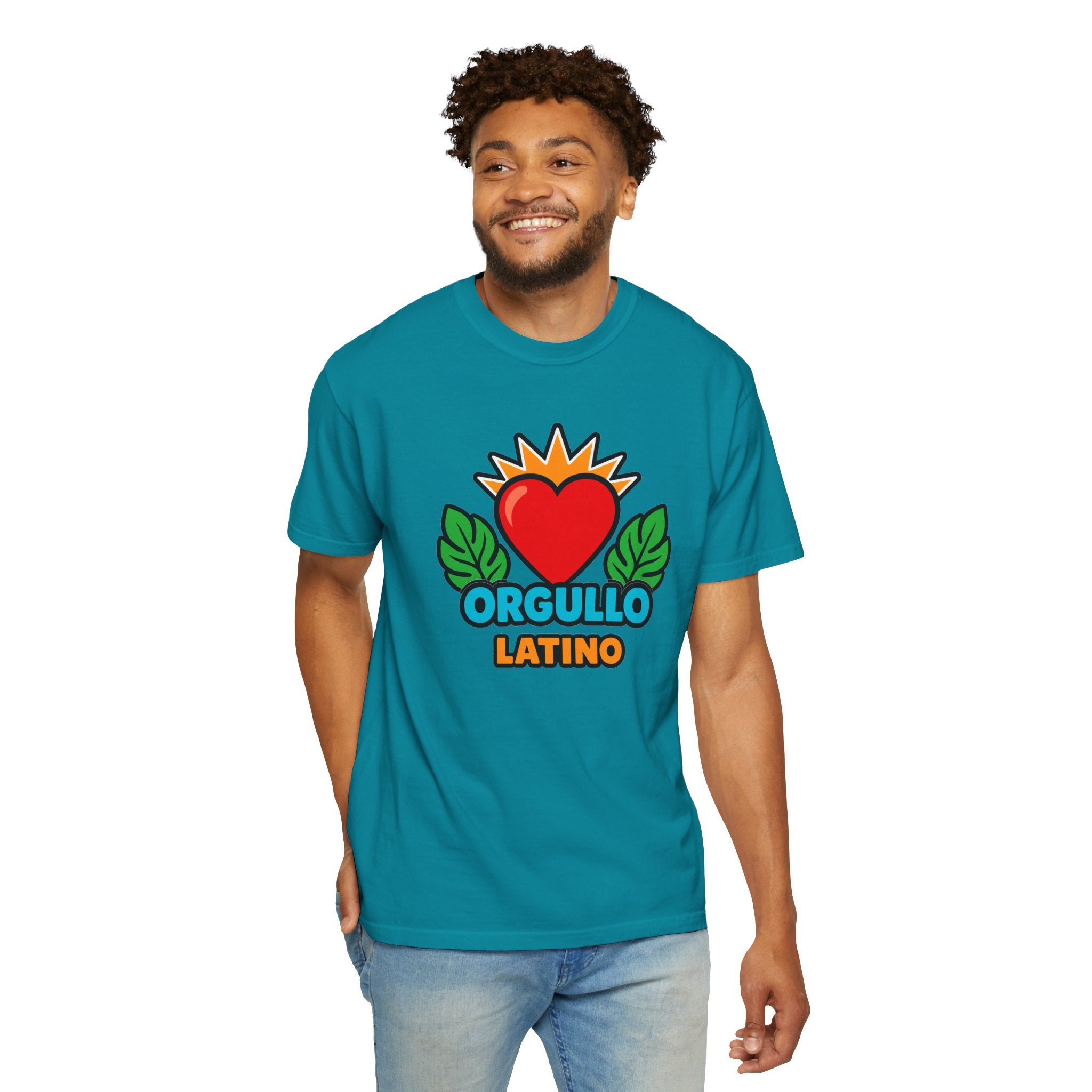 Orgullo Latino Heritage Heavyweight Tee ❤️🌿