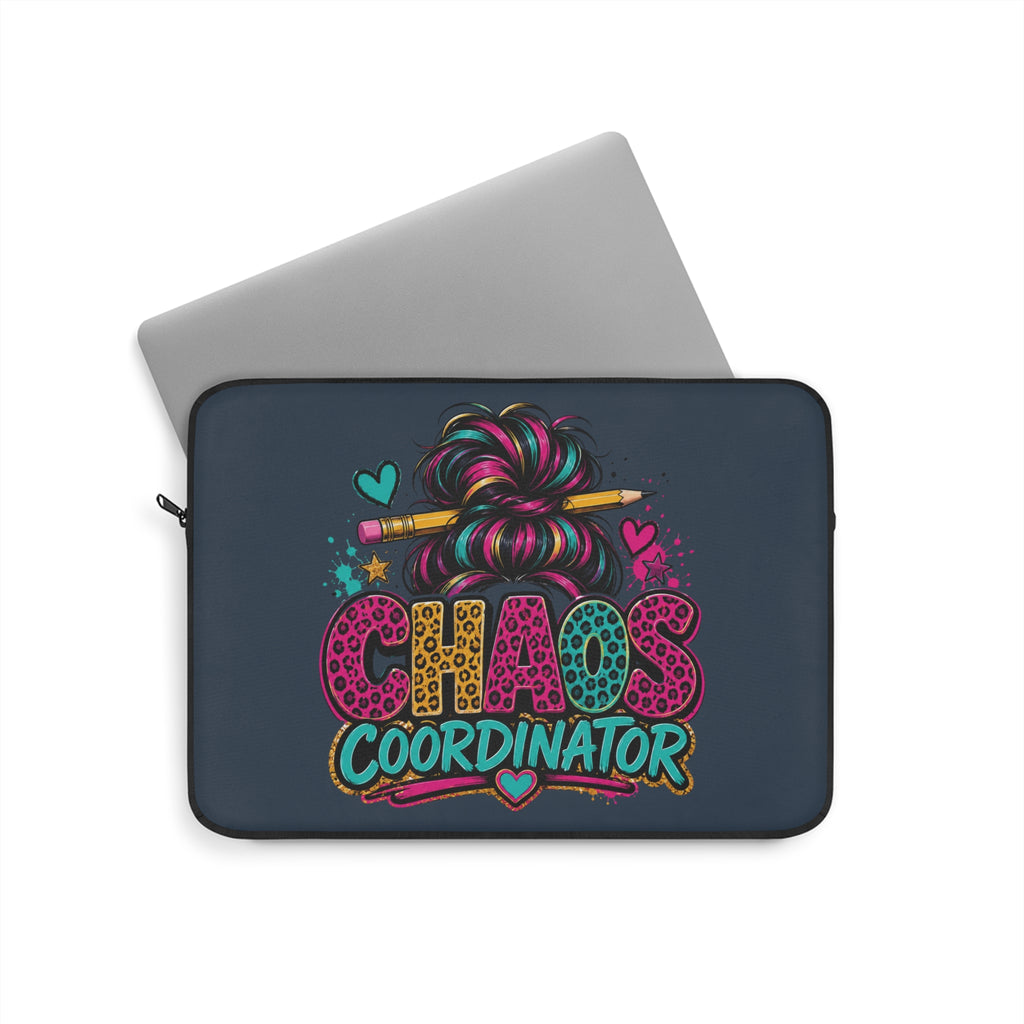 Chaos Coordinator - Funny Mom Planner Teacher Laptop and iPad Sleeve