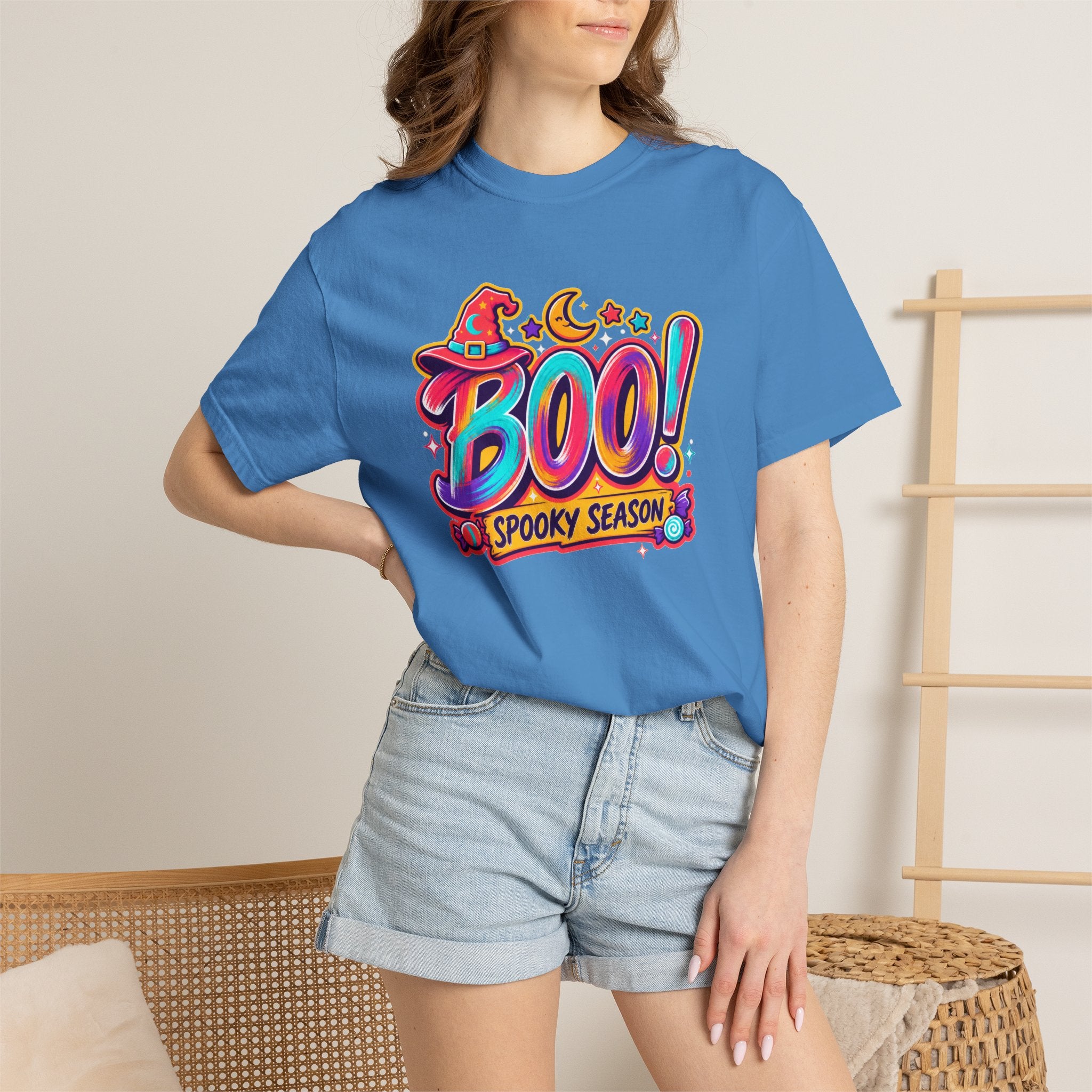 BOO! Spooky Season Heavyweight Tee 🎃✨