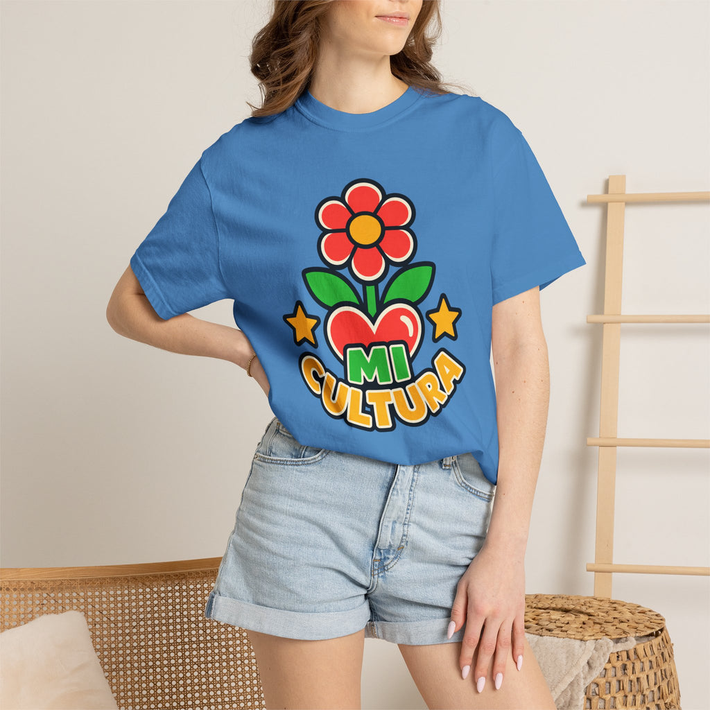 Mi Cultura Latino Heritage Heavyweight Tee 🌺❤️