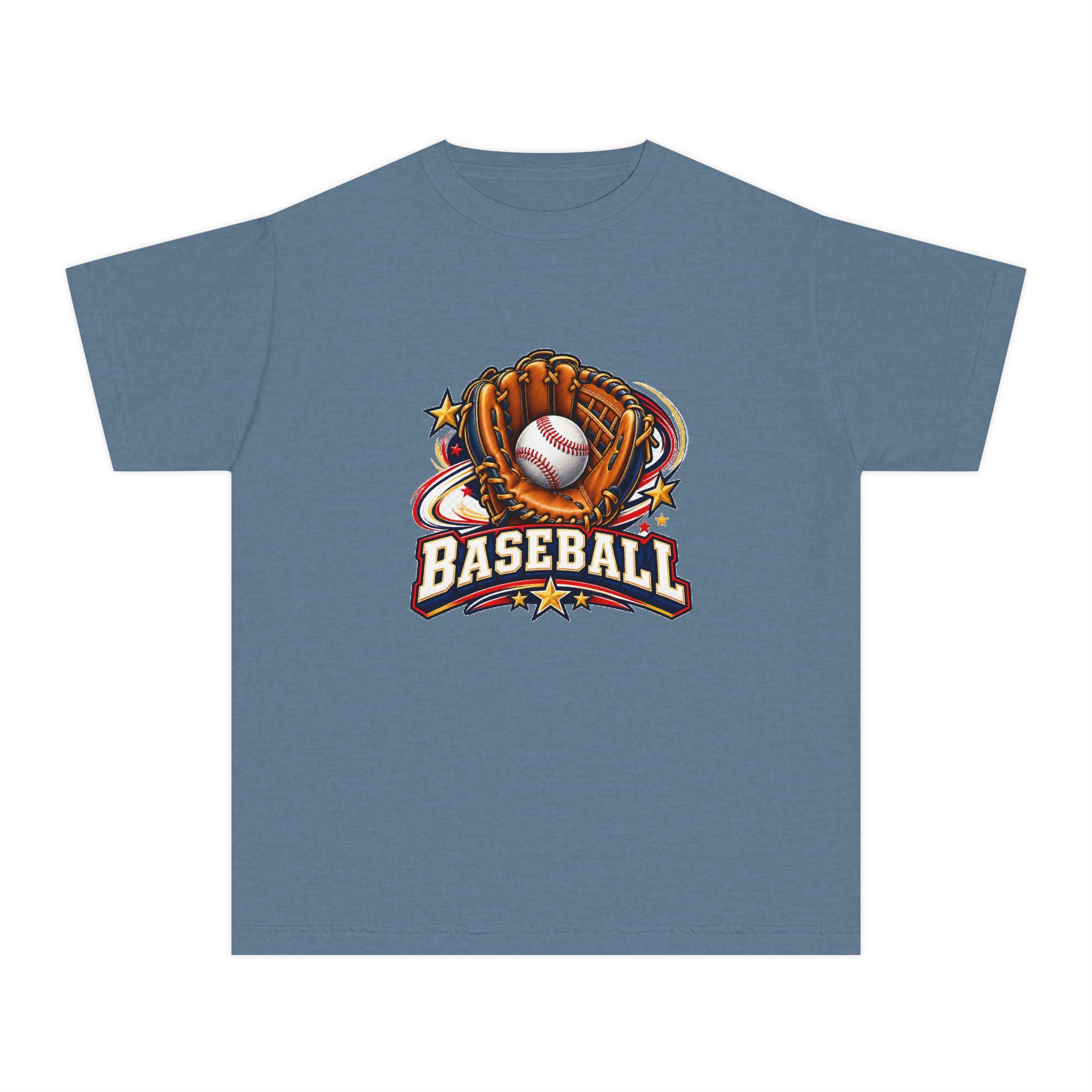 Vintage Baseball Glove Youth Comfort Colors® Tee ⚾