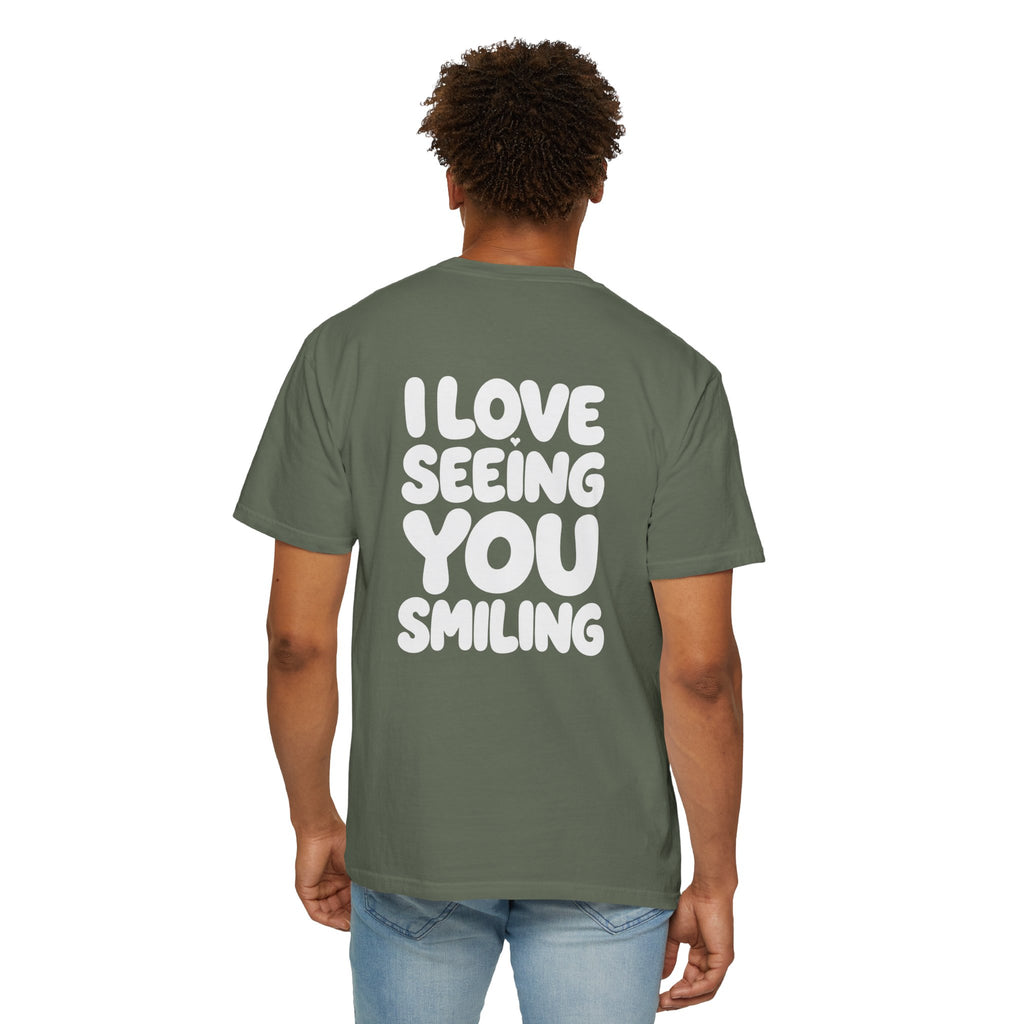 Hi Lovely Human — Inspirational Garment-Dyed Adult T-Shirt