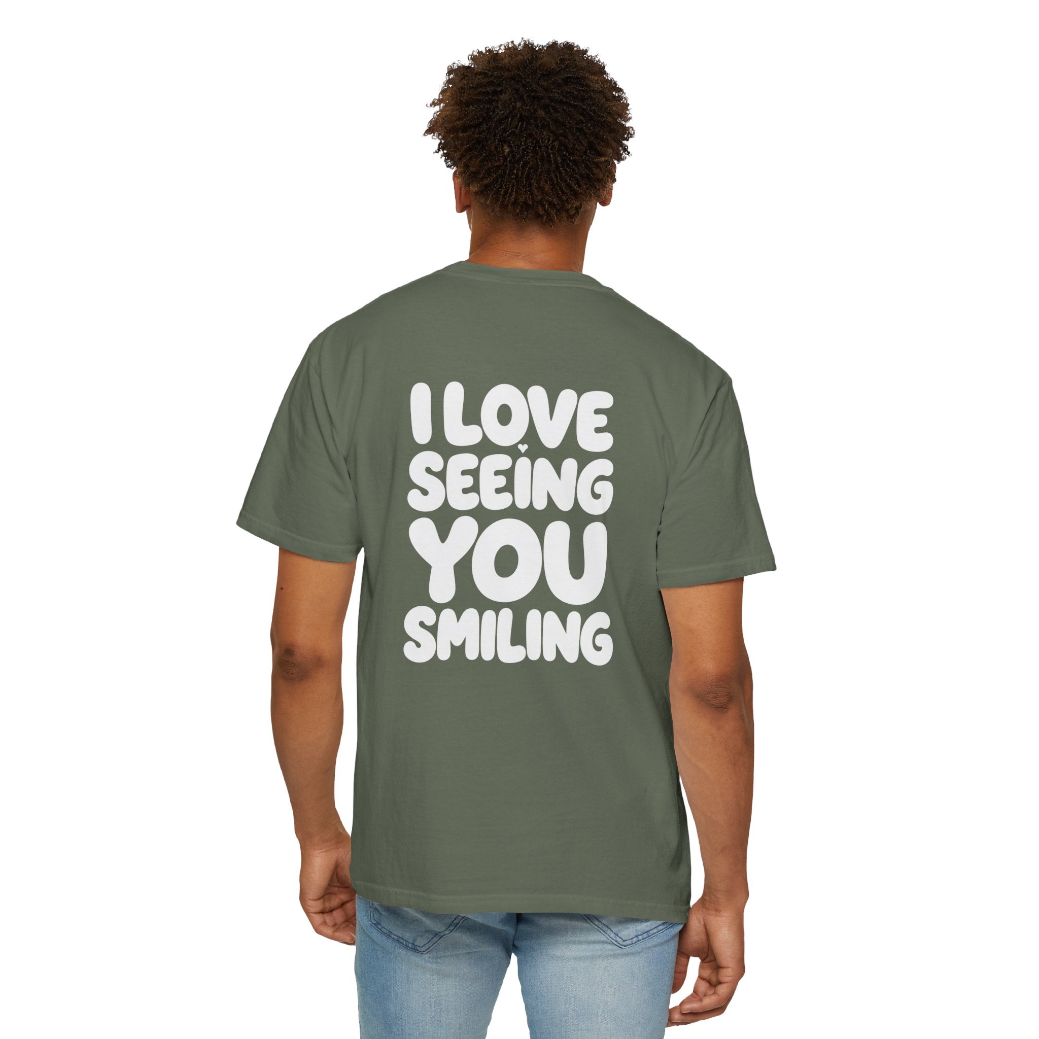 Hi Lovely Human — Inspirational Garment-Dyed Adult T-Shirt