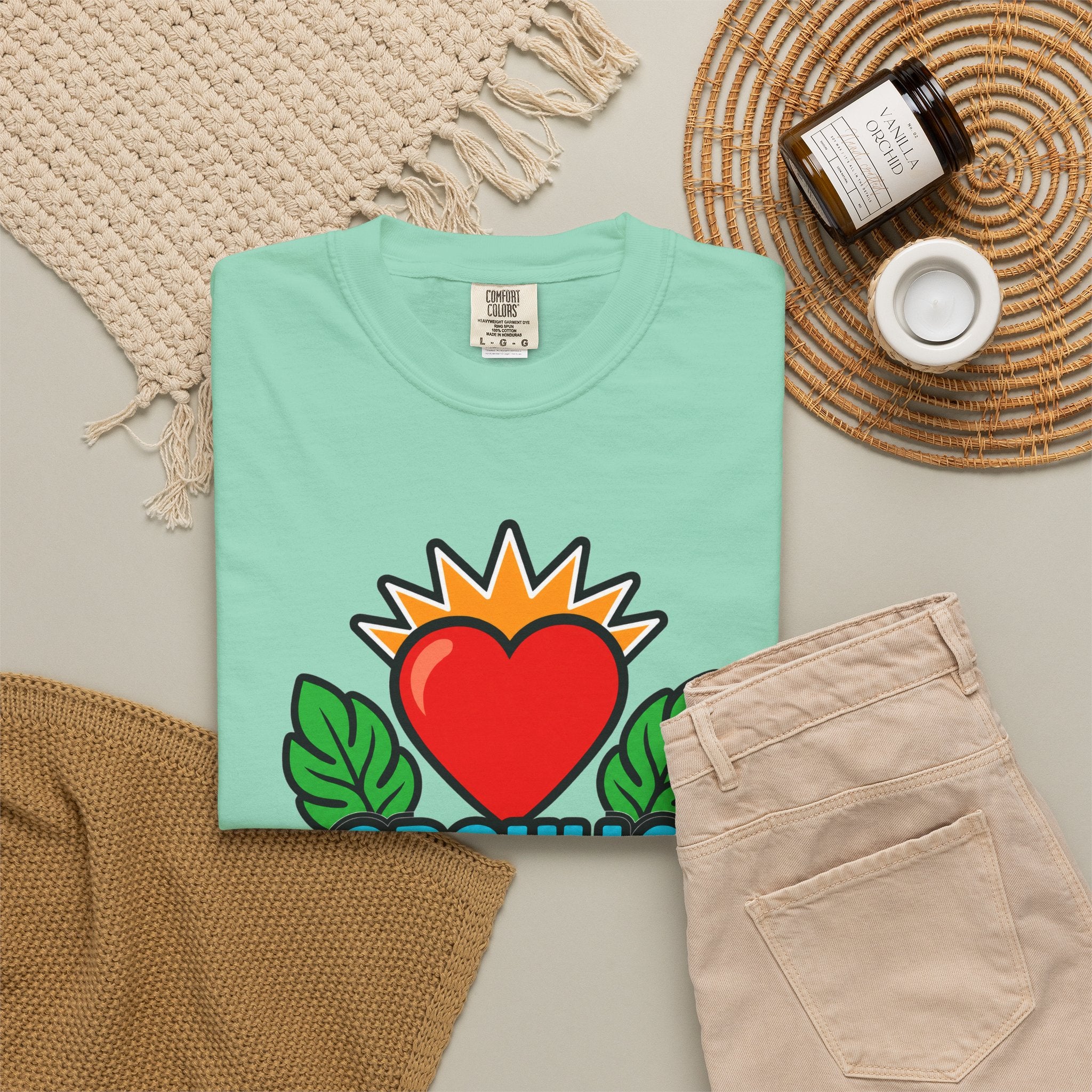 Orgullo Latino Heritage Heavyweight Tee ❤️🌿
