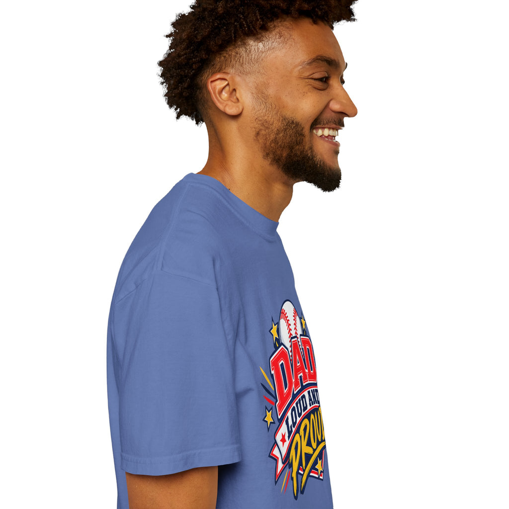Baseball Dad Loud and Proud Comfort Colors® Tee ⚾️⭐