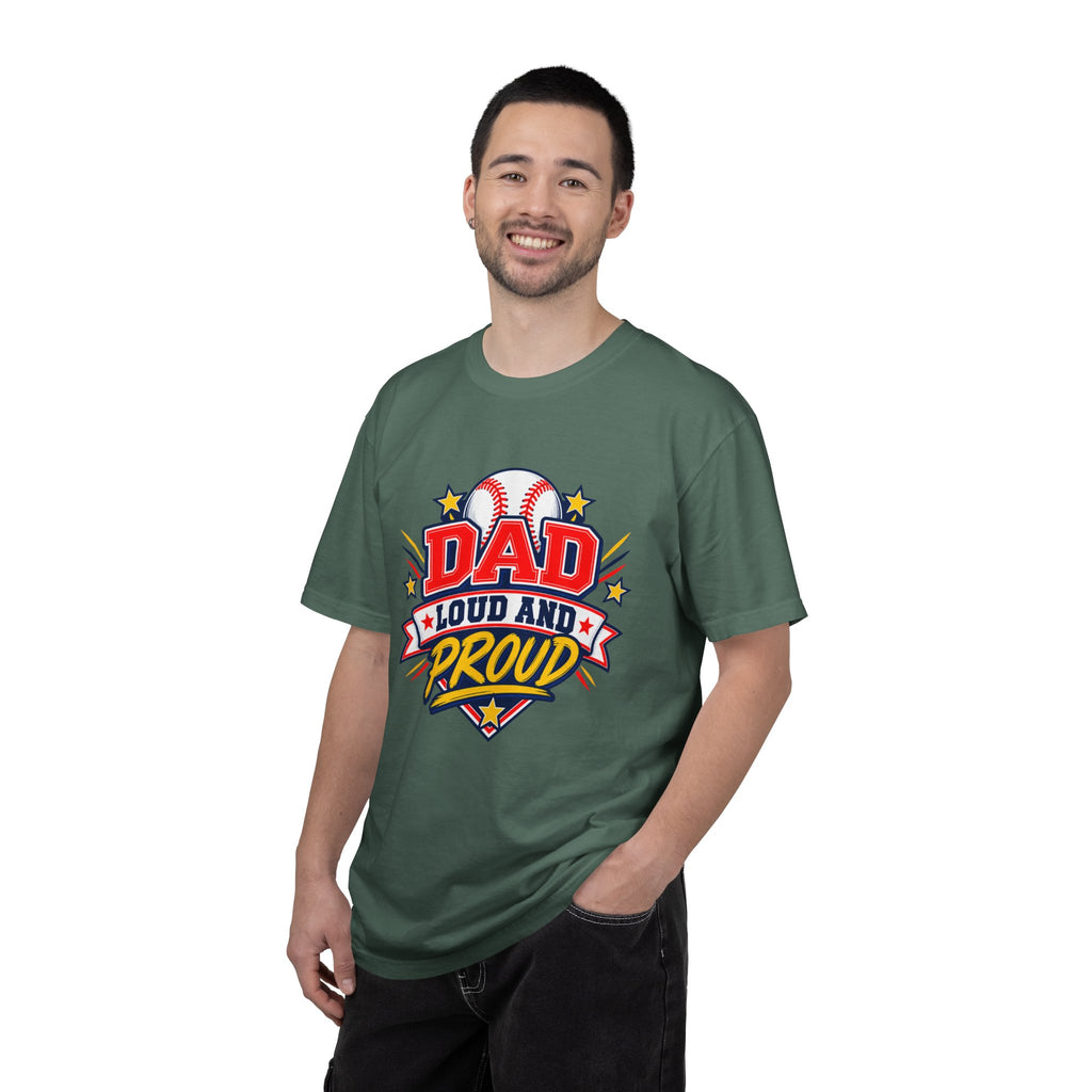 Baseball Dad Loud and Proud Comfort Colors® Tee ⚾️⭐