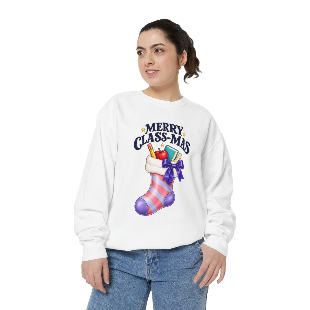 Merry Class-Mas Teacher Christmas Sweatshirt